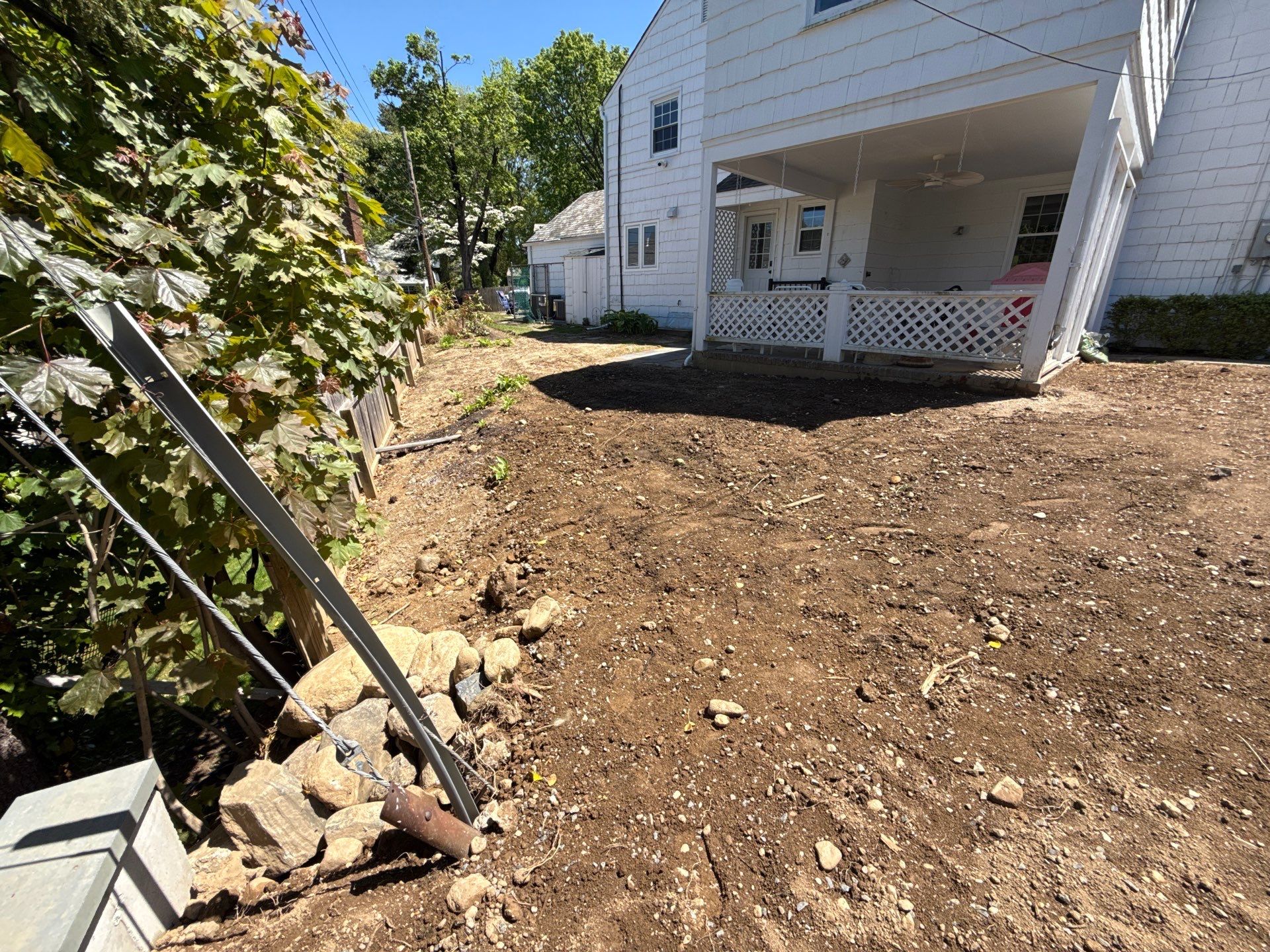 Concrete Retaining Wall Construction in Port Washington by Medina Design & Development Group
