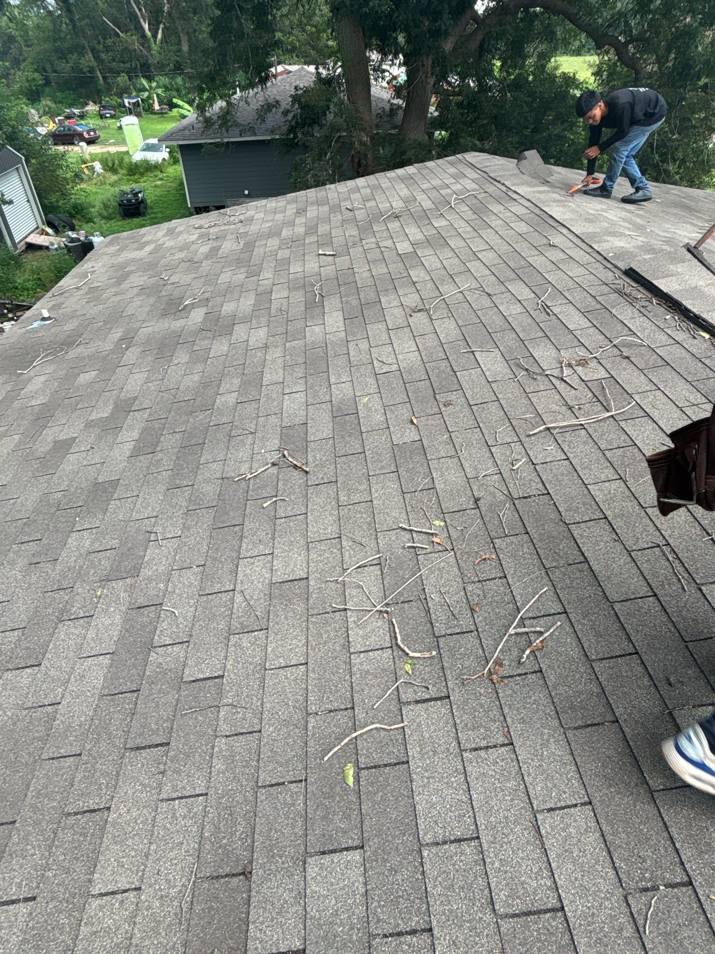 Residential Roofing Installation using Owen's Corning Duration (Lifetime) Shingles by Roof Repair Company