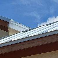 24ga 1" Nail-Strip Mill Finish by Total Roofing System The Metal Roof Experts