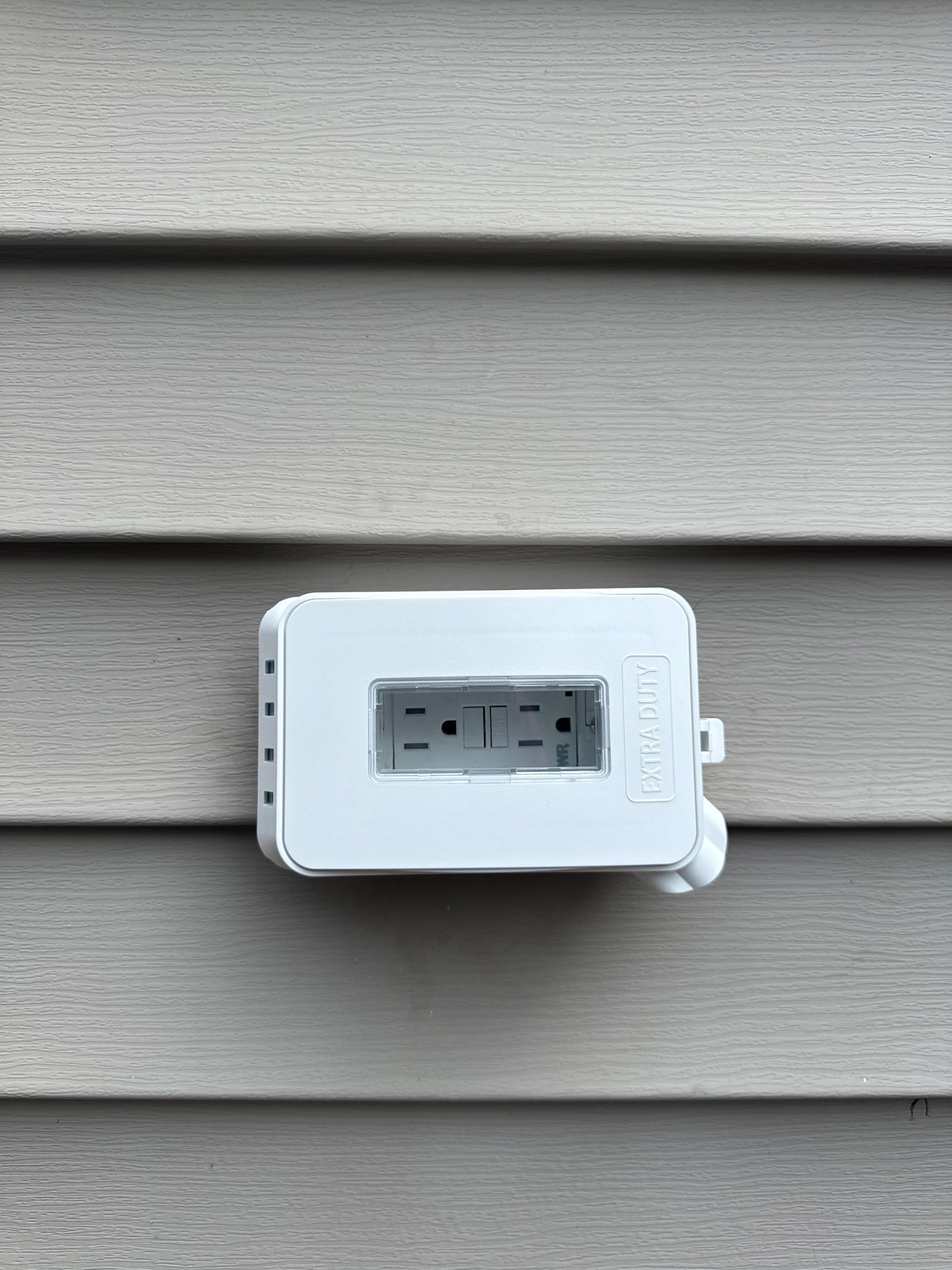 Exterior GFCI outlet installation by Spartan Home Pros