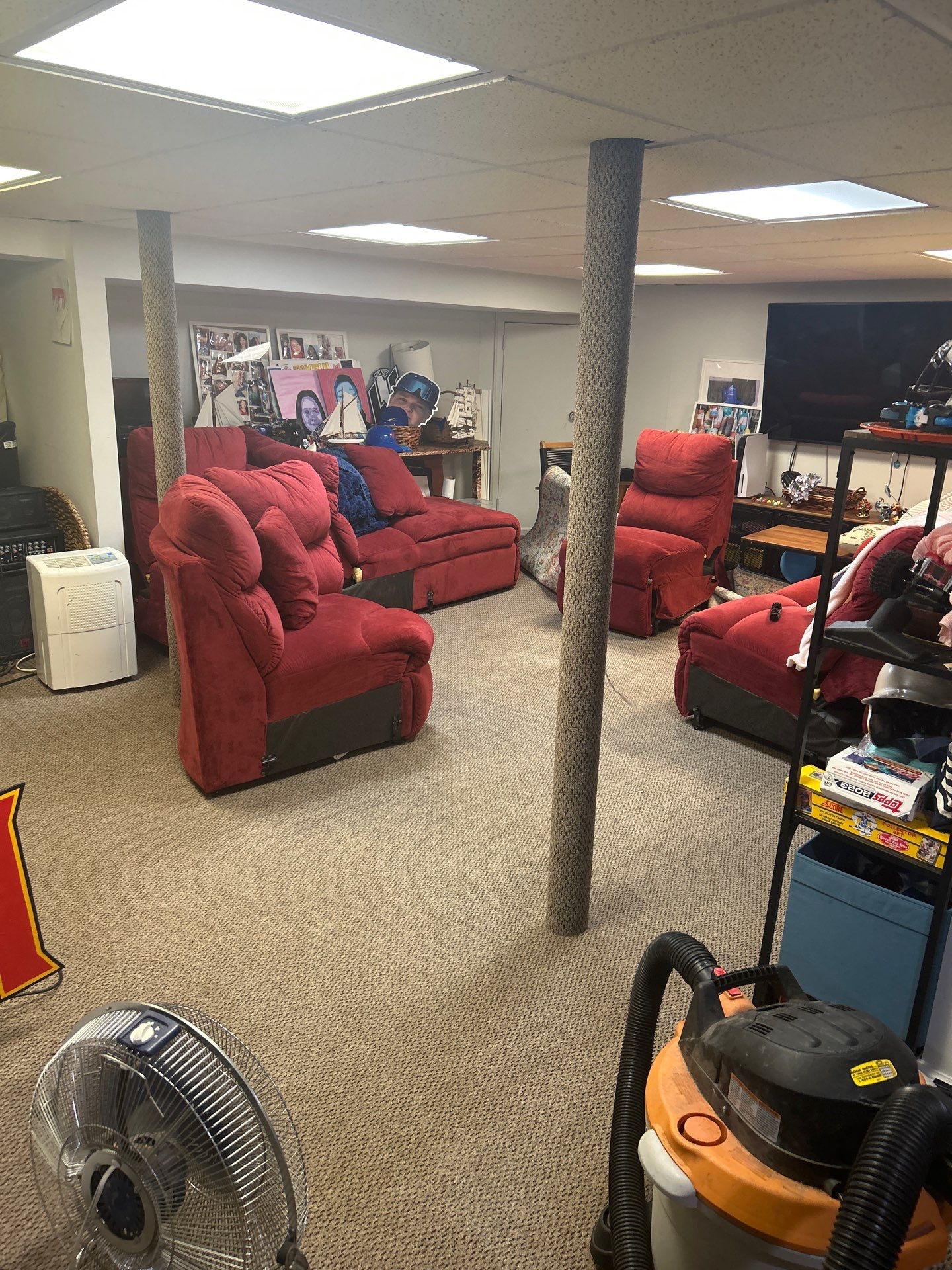 Water Damage Restoration and Finished Basement Flooring in Garden City