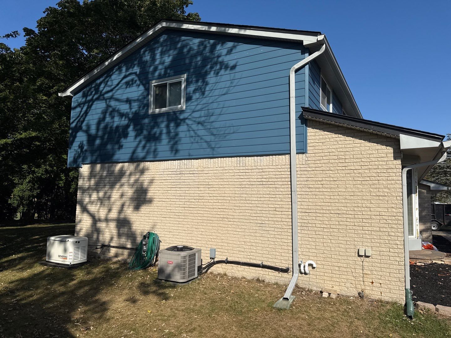 Siding Replacement using Ascend Laguna Blue by 180 Contractors