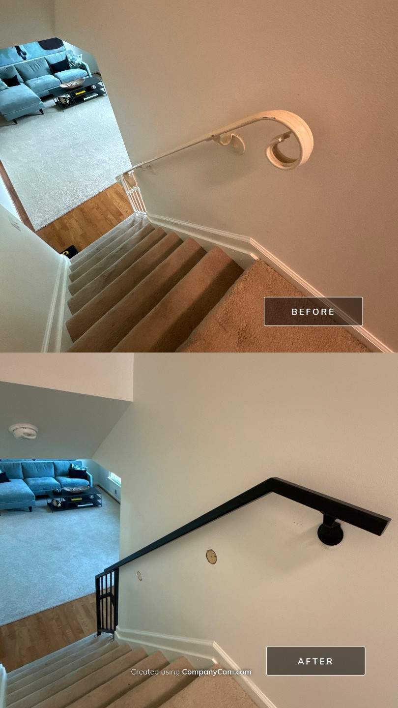 Classic Steel Handrails and Picket Railing – Poolesville, MD by Capitol Iron Works