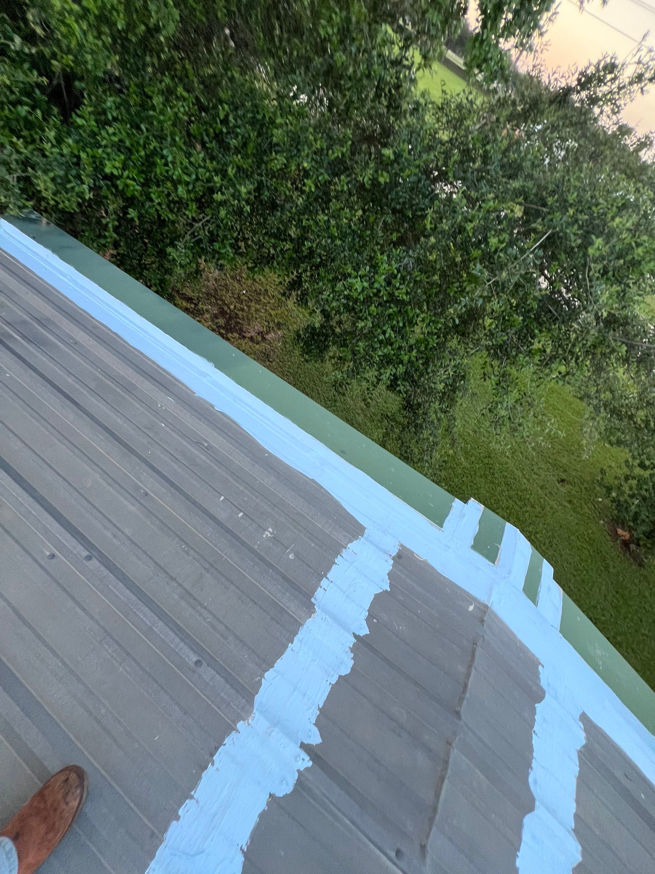 Hail Damage using Metal by Roof Repair Company