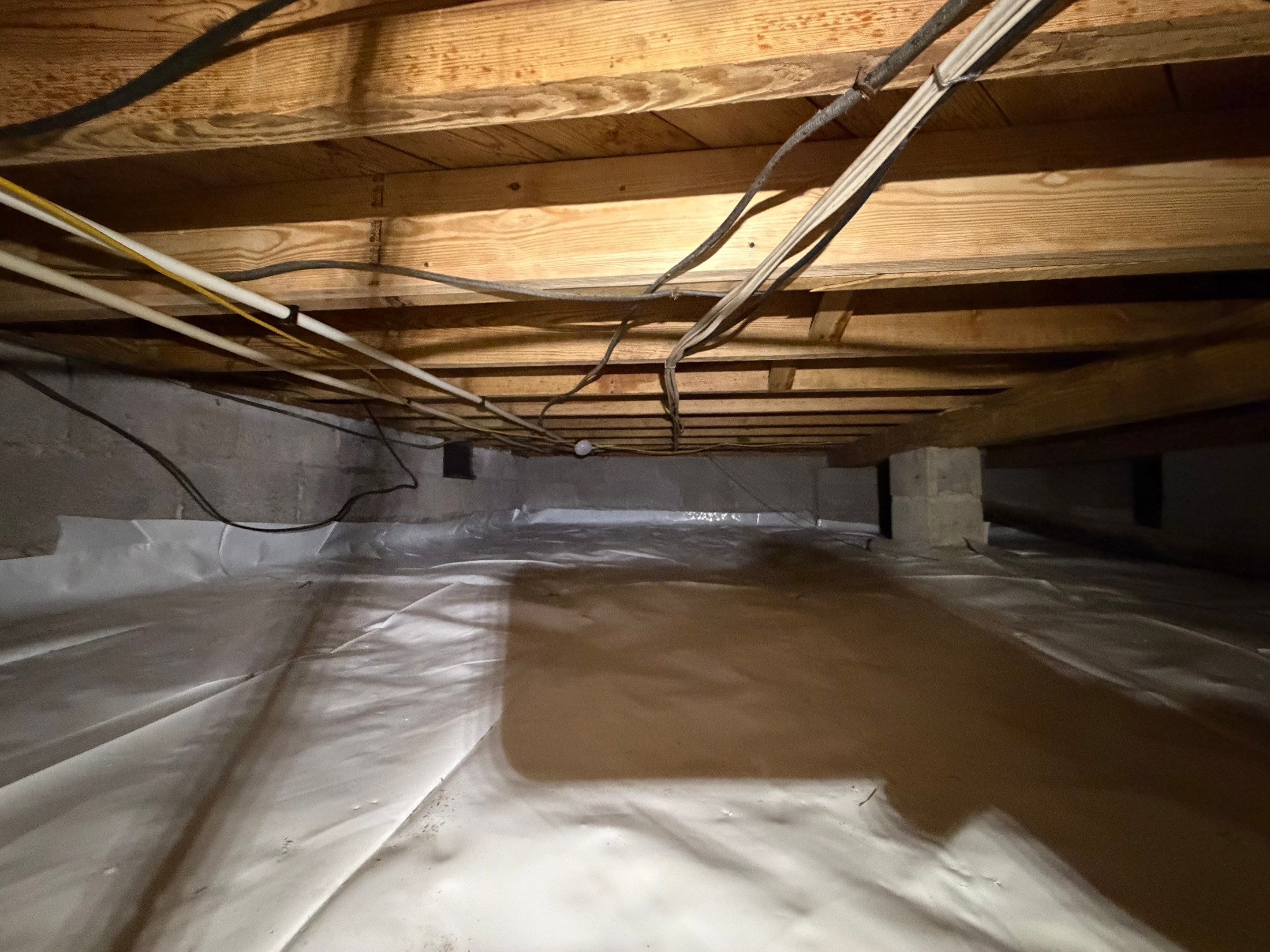 Project in Norfolk by Patriot Crawl Space Repairs