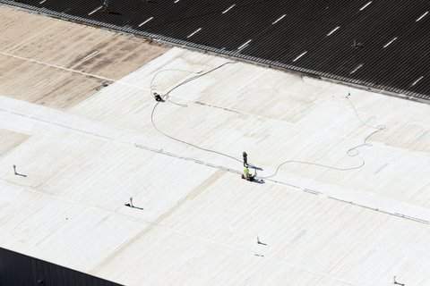 409,050 Sq Ft - Metal Roof Restoration Pensacola, FL by Southern Roof Solutions