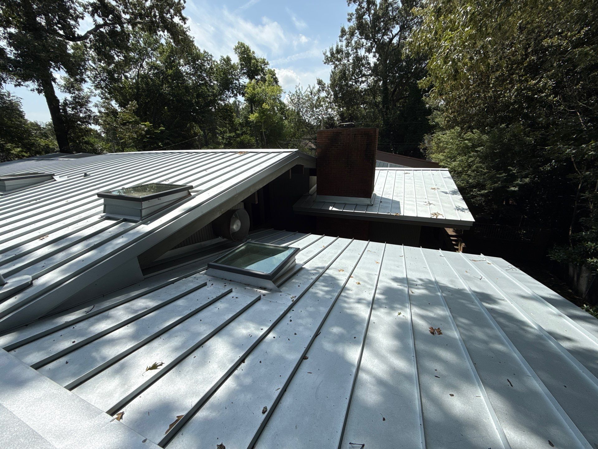 Residential Standing Seam Metal Roof and Membrane Replacement in Memphis by Revival Roofing Services
