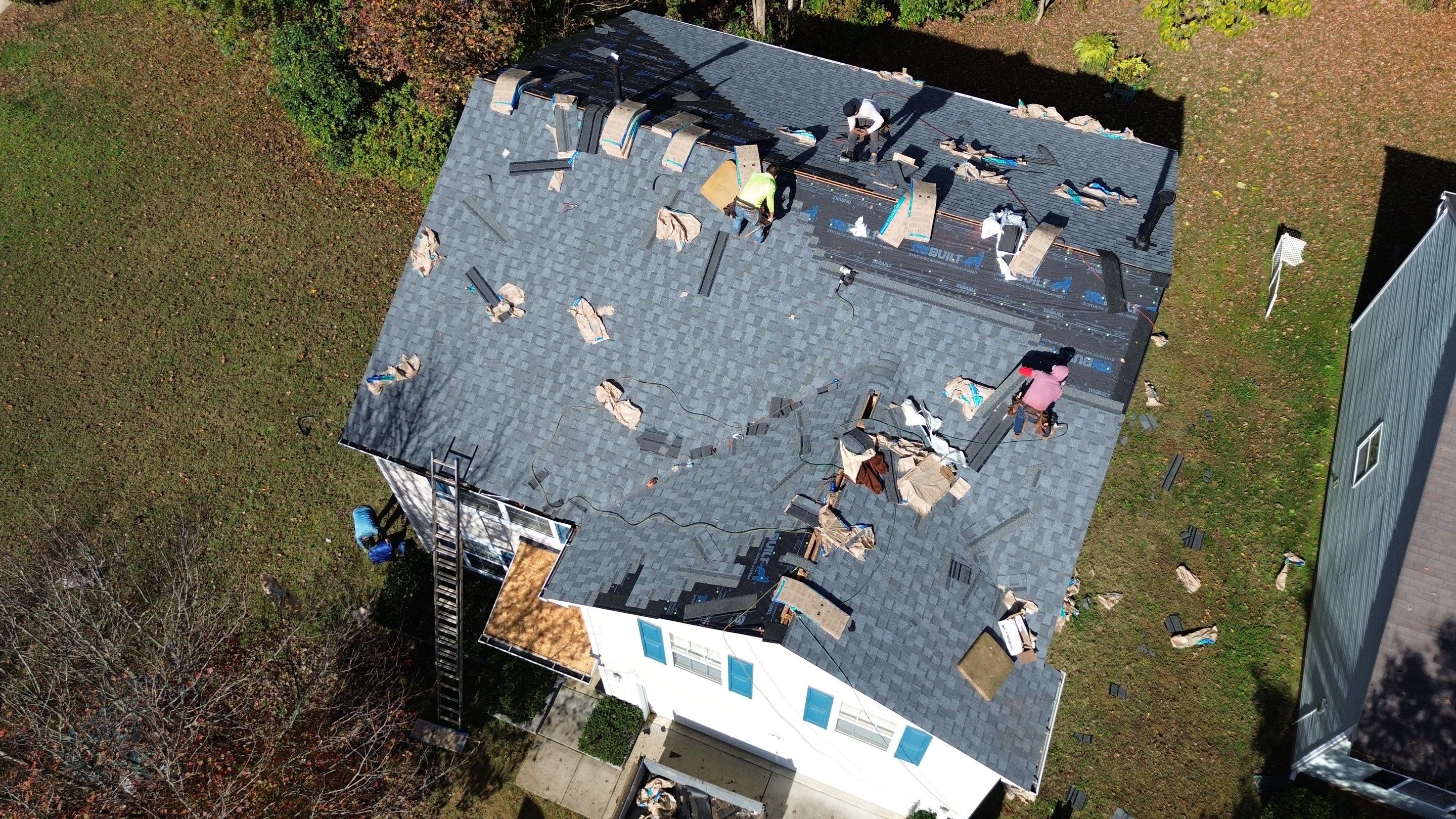 Roof replacement by hail damage by Just Brilliant Restoration JBR