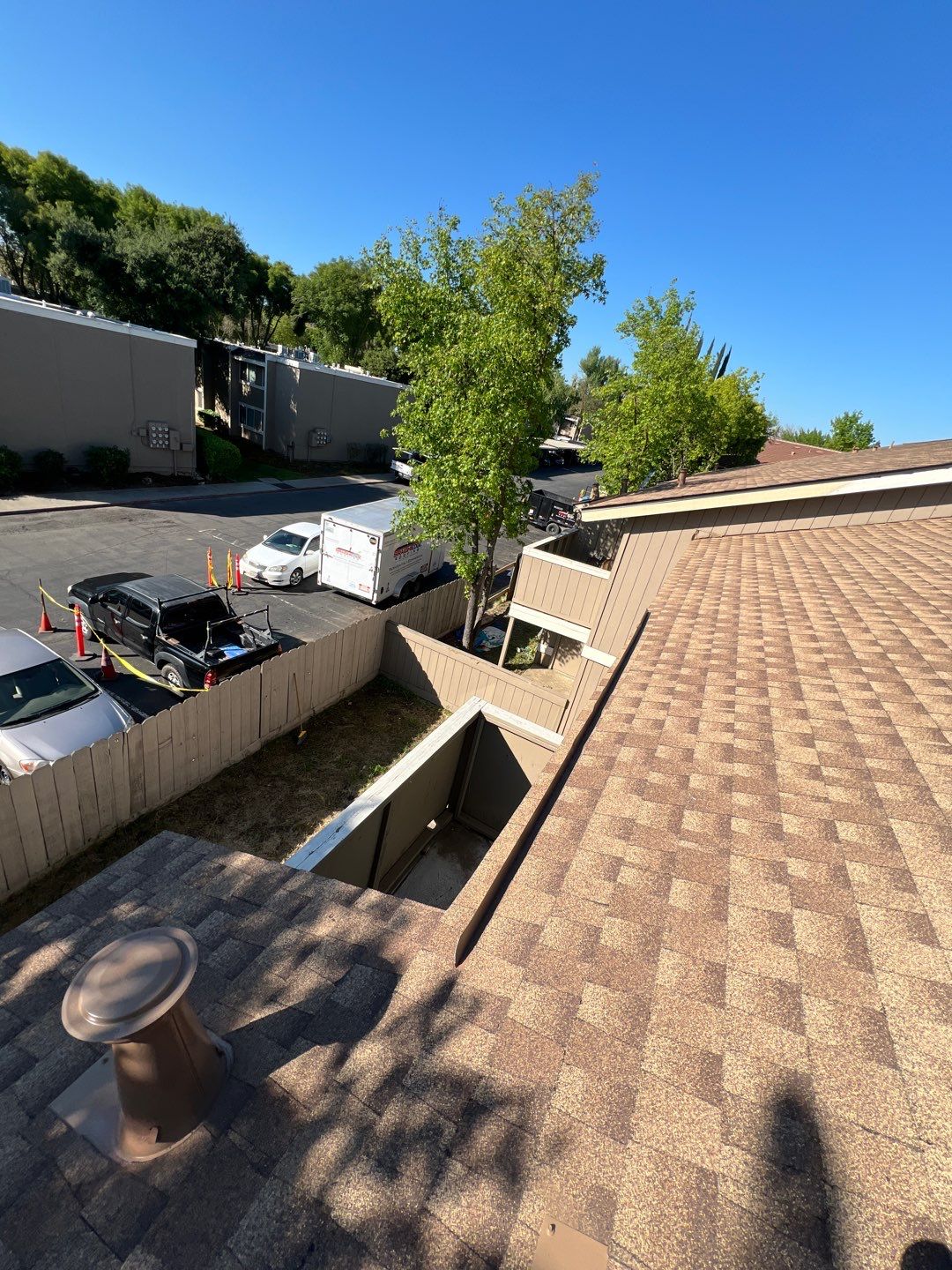 Removed tile from roof and replaced with shingles by Straight Edge Roofing Inc