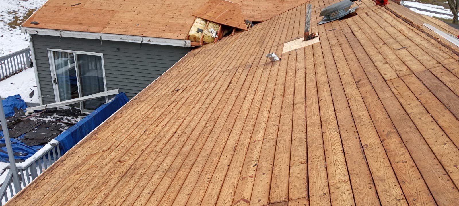 Residential Roofing Installation using Owens Corning Duration Estate Gray by A Plus Exterior