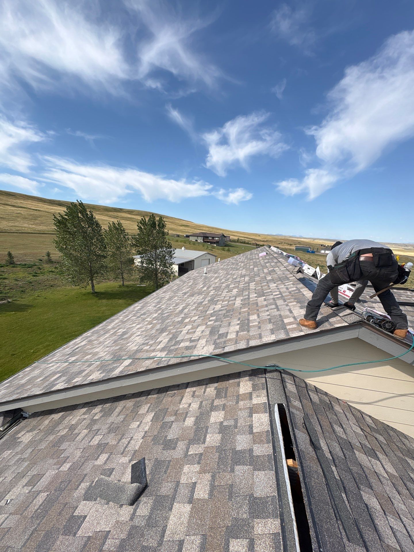 Owens Corning Architectural Shingle Roof Replacement in Great Falls by KQC Roofing