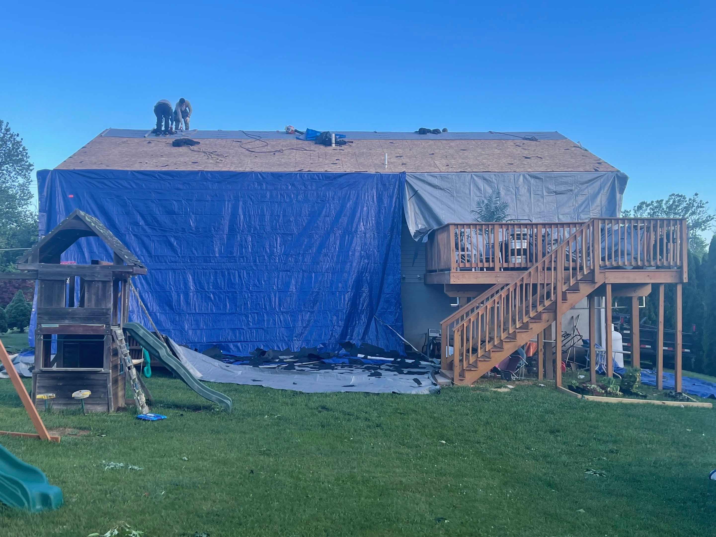 New BulletpROOF+ Lifetime Roofing System due to wind damage. by BulletpROOF Exteriors