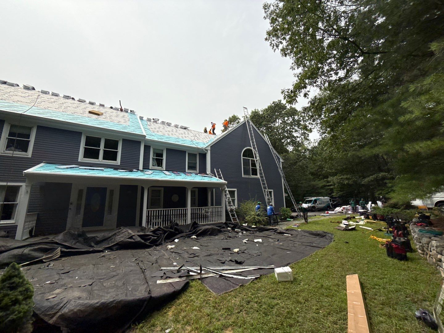 Solar-Ready Roof Replacement with GAF Pewter Gray Shingles & VELUX Skylights by Sensible Home Solutions