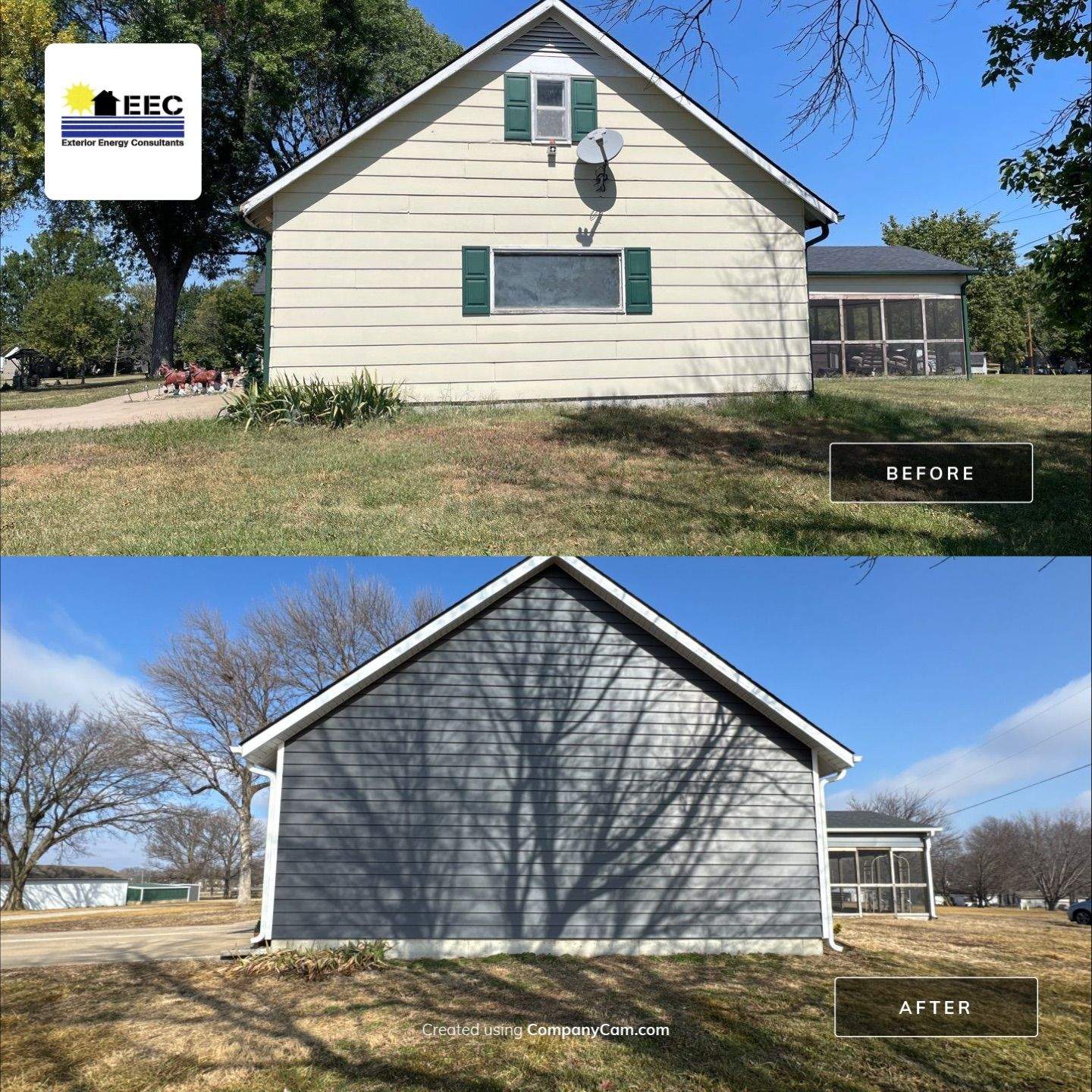 Siding Installation using Craneboard D7 by EEC Windows, Siding & Roofing