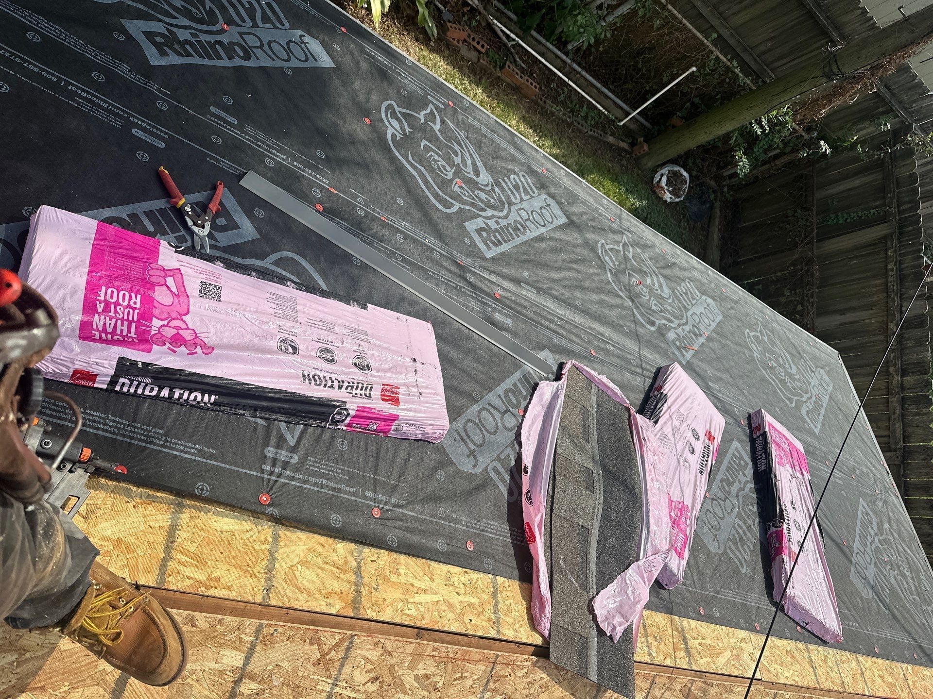 Residential Roofing Installation using Owen's Corning Duration (Lifetime) Shingles by Roof Repair Company