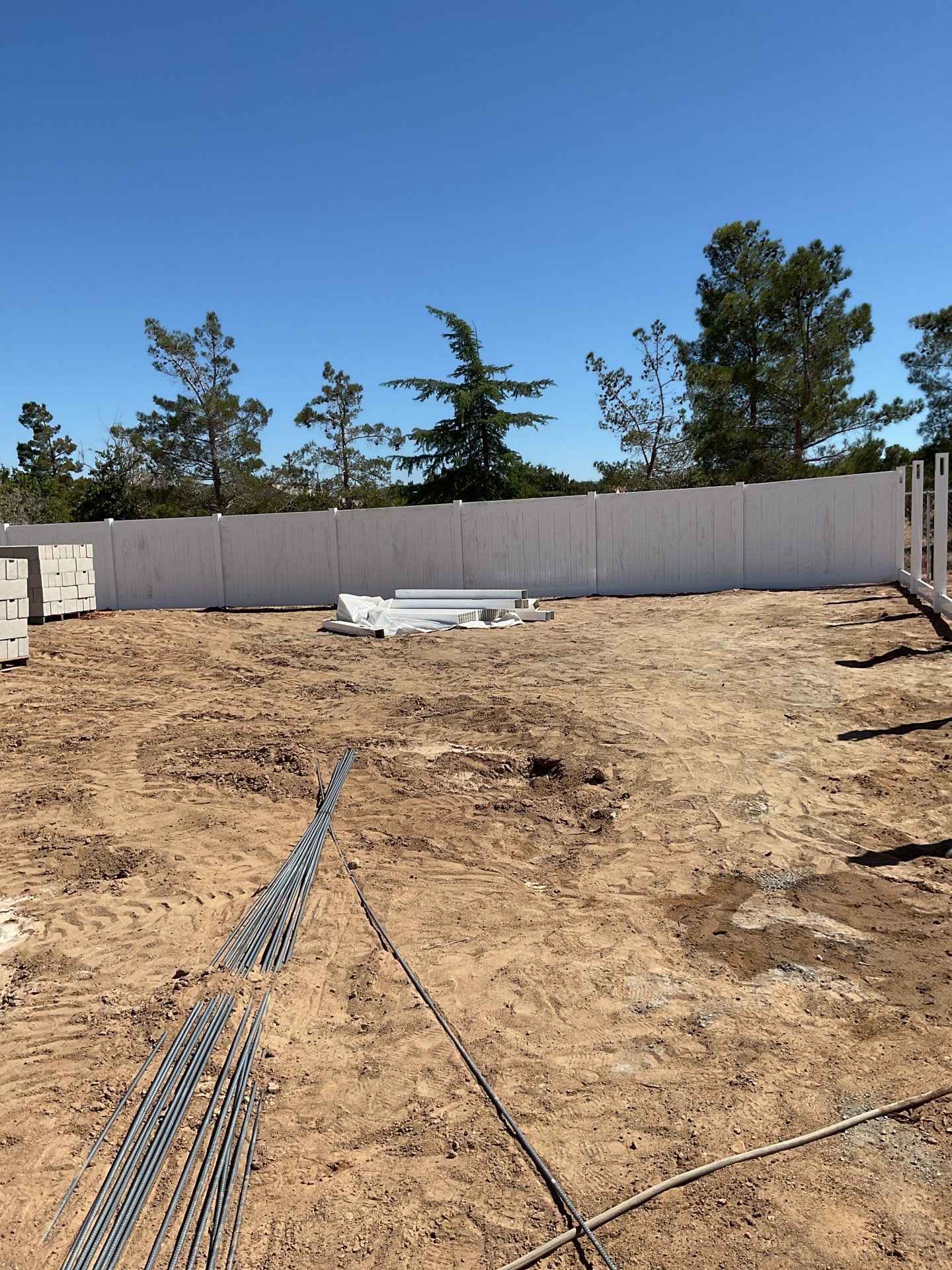 Fence Installation using Vinyl by Fence Guys Inc. 