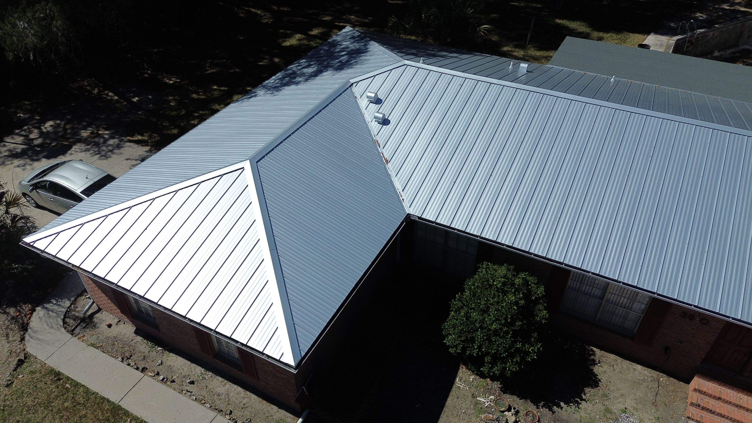 Metal reroof in Gainesville, FL by Brehm Roofing