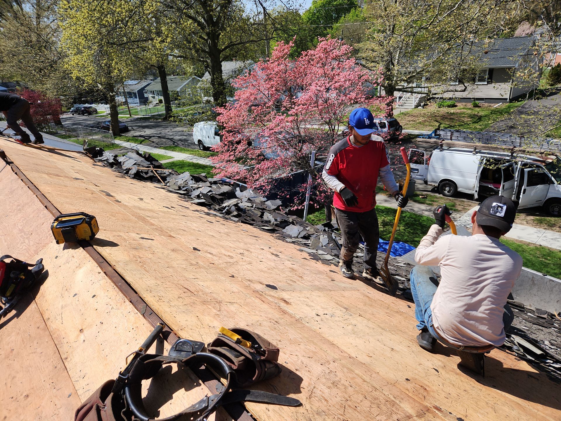 Residential Roofing Installation and Structural Plywood Replacement in Stratford by A Plus Exterior