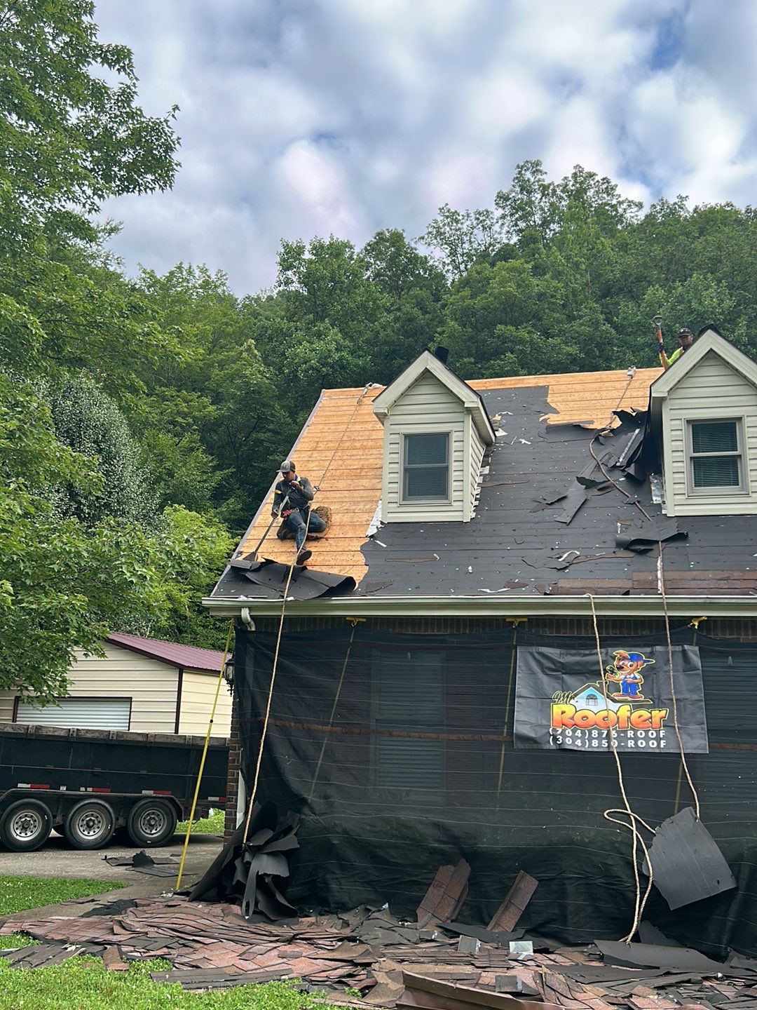 Residential Roofing Installation using Metal by Mr. Roofer