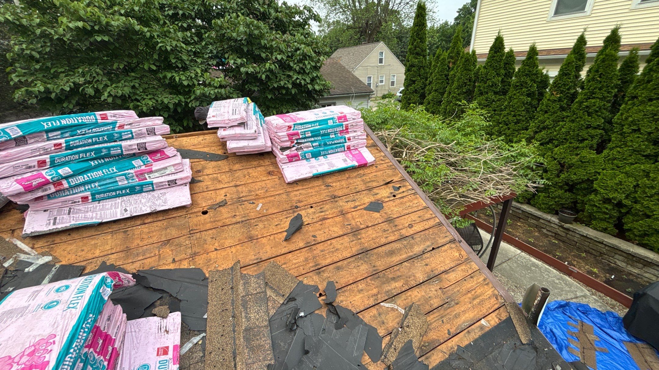Roof Replacement using Owens Corning Sand Dune by 180 Contractors