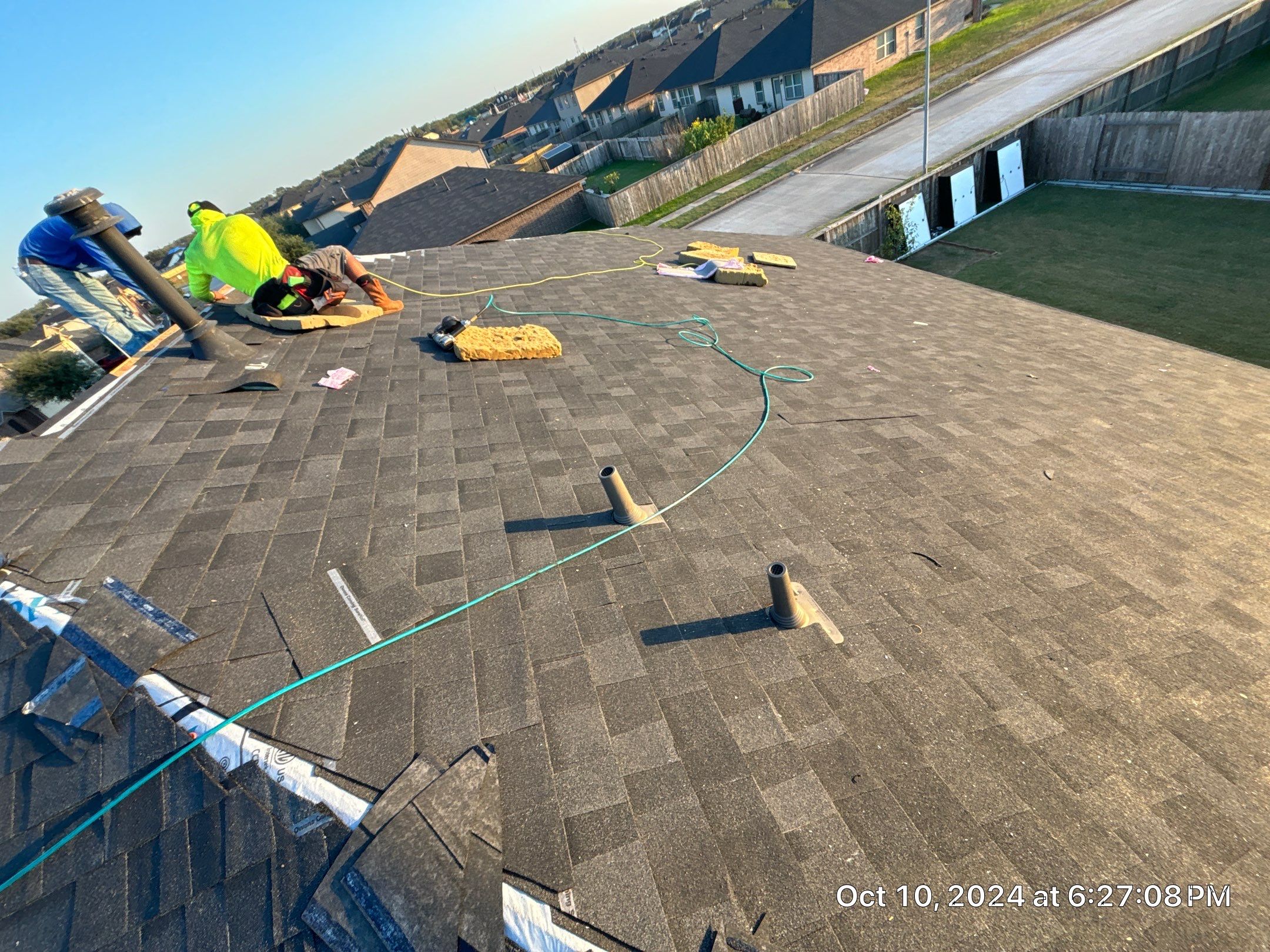 Reroof with Solar panel Detach and Reset by Berry Good Roofing 