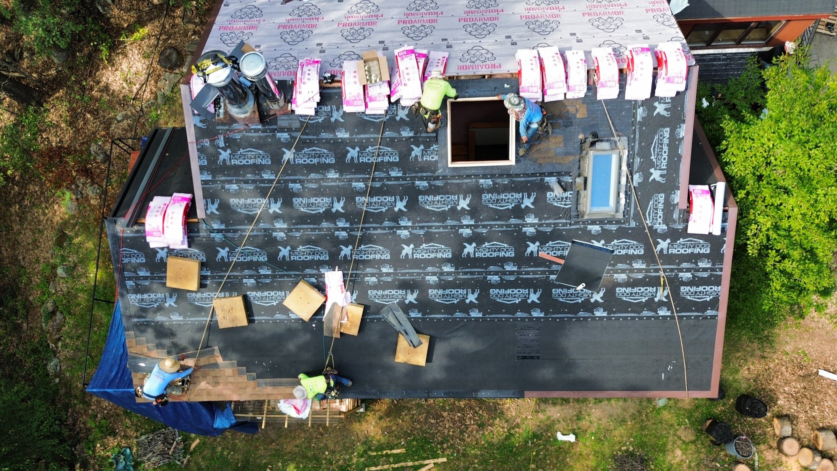 Roof Replacement & Skylight Installation in Bedford, MA by Mighty Dog Roofing of Greater Middlesex County