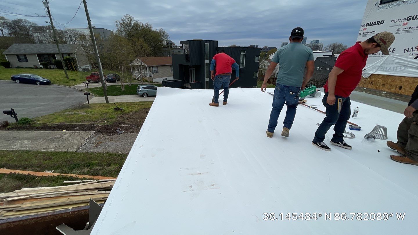 Residential Roofing Installation using TPO by Undersun Roofing 