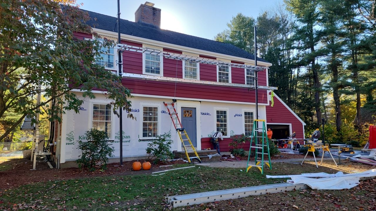 EverLAST SIDING AND MARVIN WINDOWS IN STOW,MA by UBrothers Construction