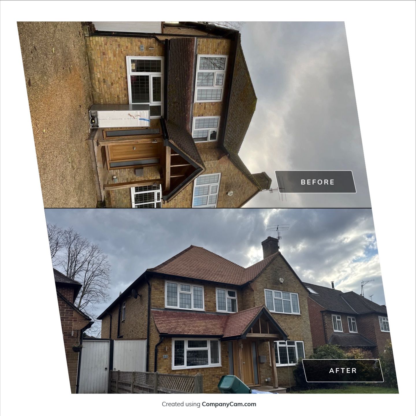 Exterior Clean - Roof - Patio - Driveway using Honda 15lpm Low Pressure Washing Machine by Ges Exterior Cleaning ltd