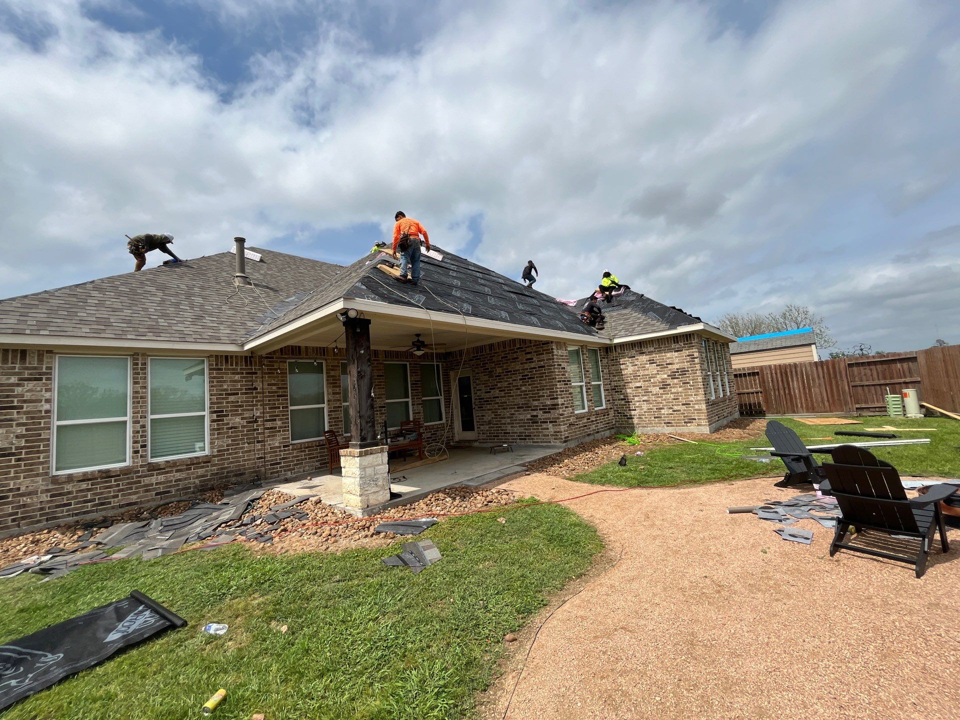 Hail Damage using Owen's Corning Duration (Lifetime) Shingles by Roof Repair Services LLC