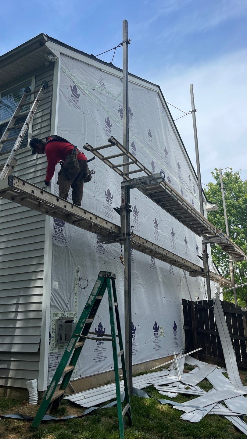 Roof, siding and gutter replacement by hail damage by Just Brilliant Restoration JBR