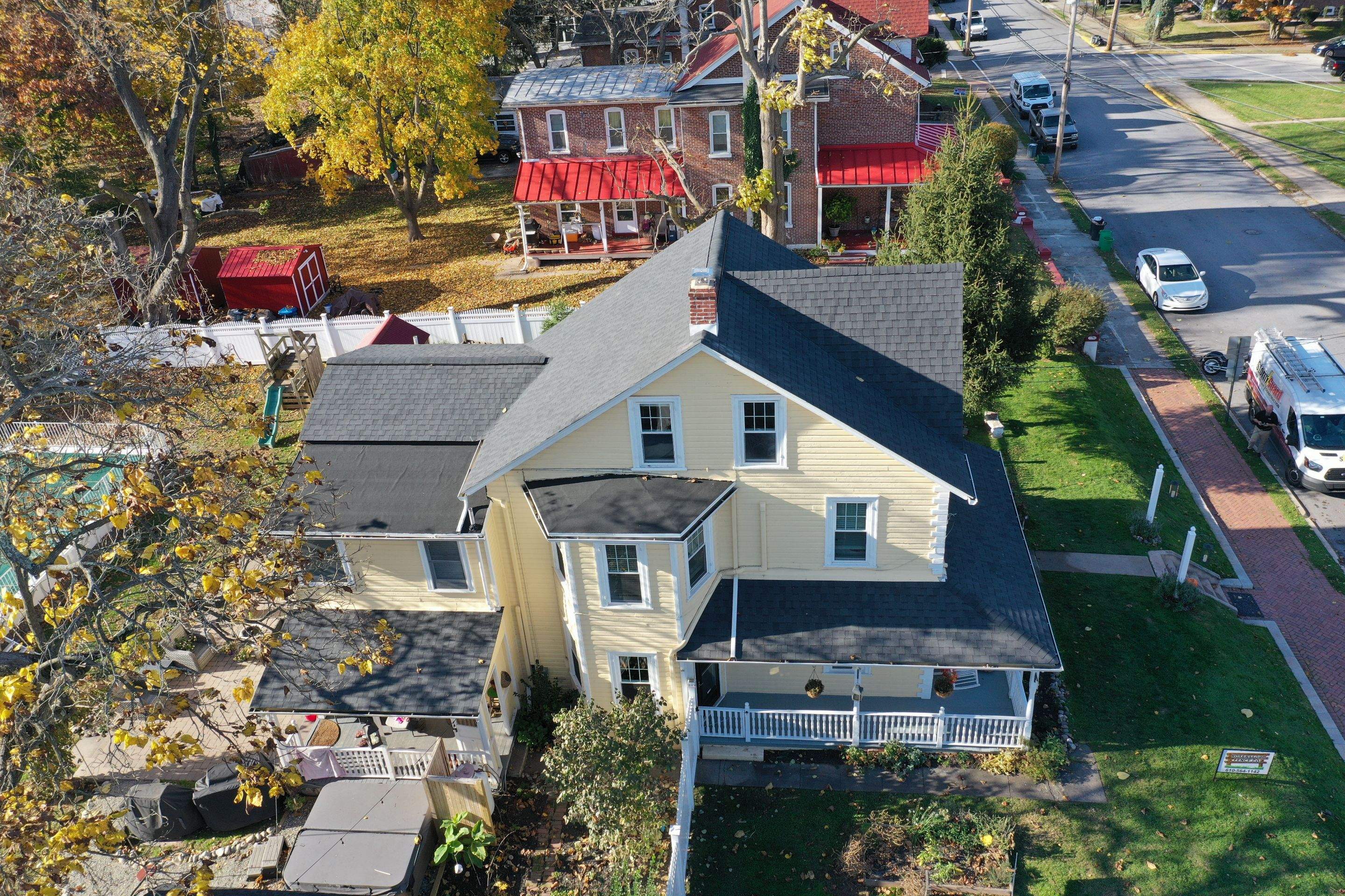 Roofing Installation using CertainTeed Landmark - Moire Black by Storm Guard of Ches-Mont PA