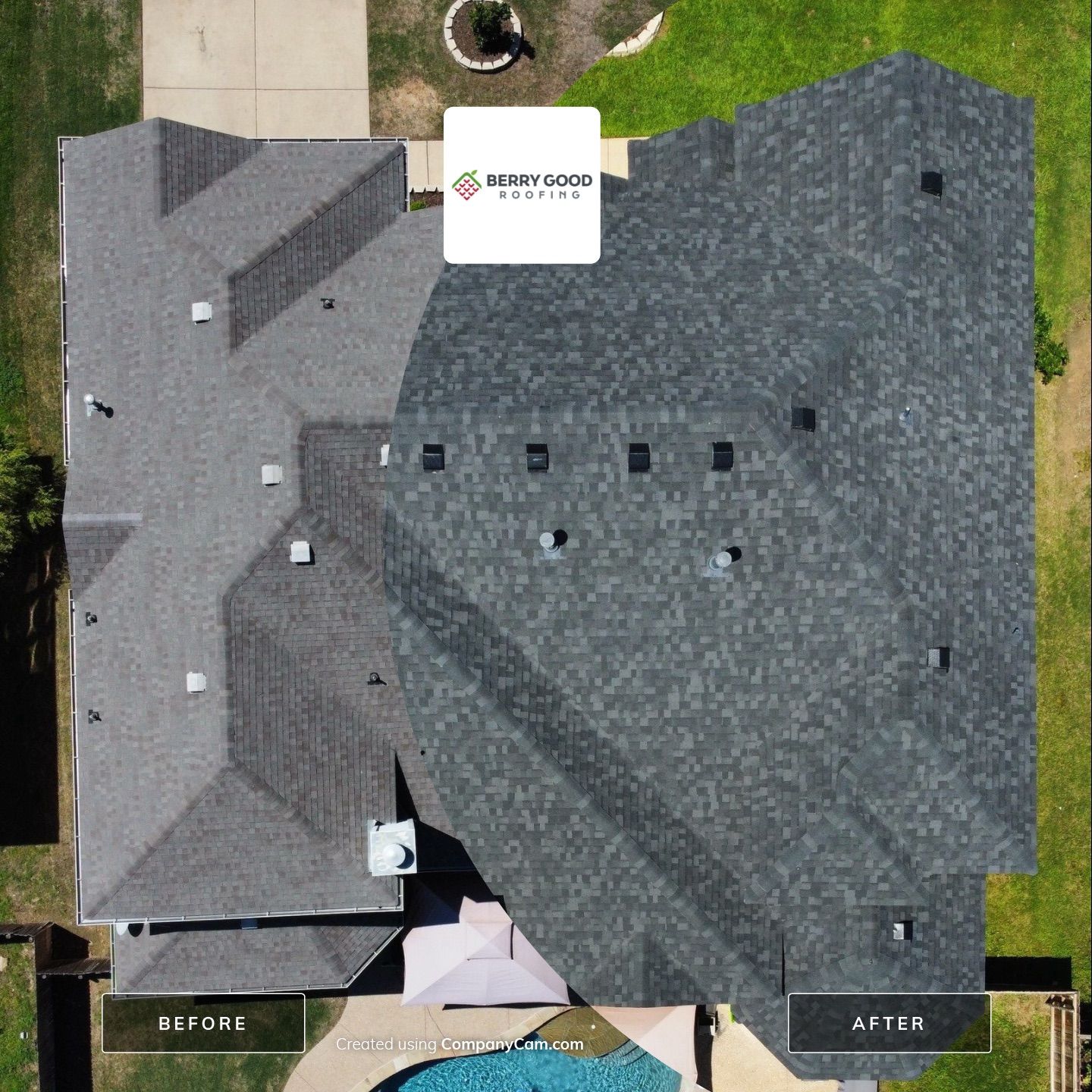 Storm Restoration Project by Berry Good Roofing 