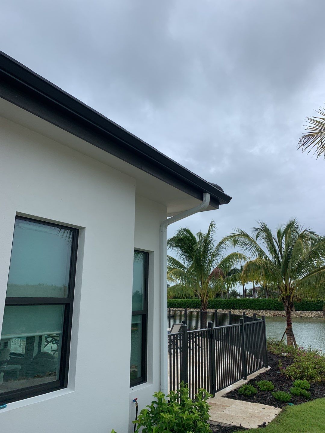 K-Style Seamless Gutters using gutter installation in Miromar Lakes by Gutter Professors