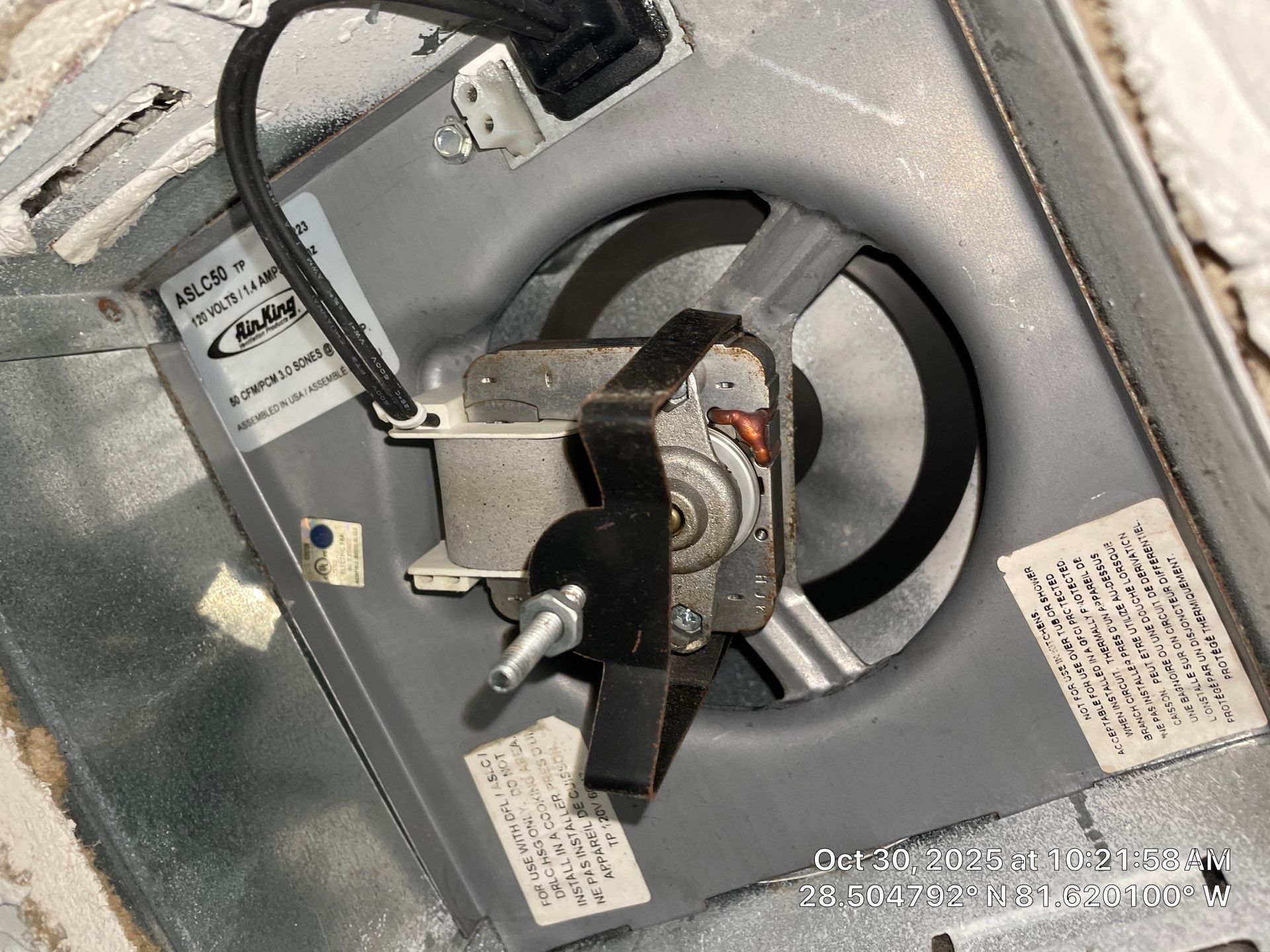 Dryer Vent and Bathroom Exhaust Fan Cleaning in Winter Garden by Hygienic Air, Inc