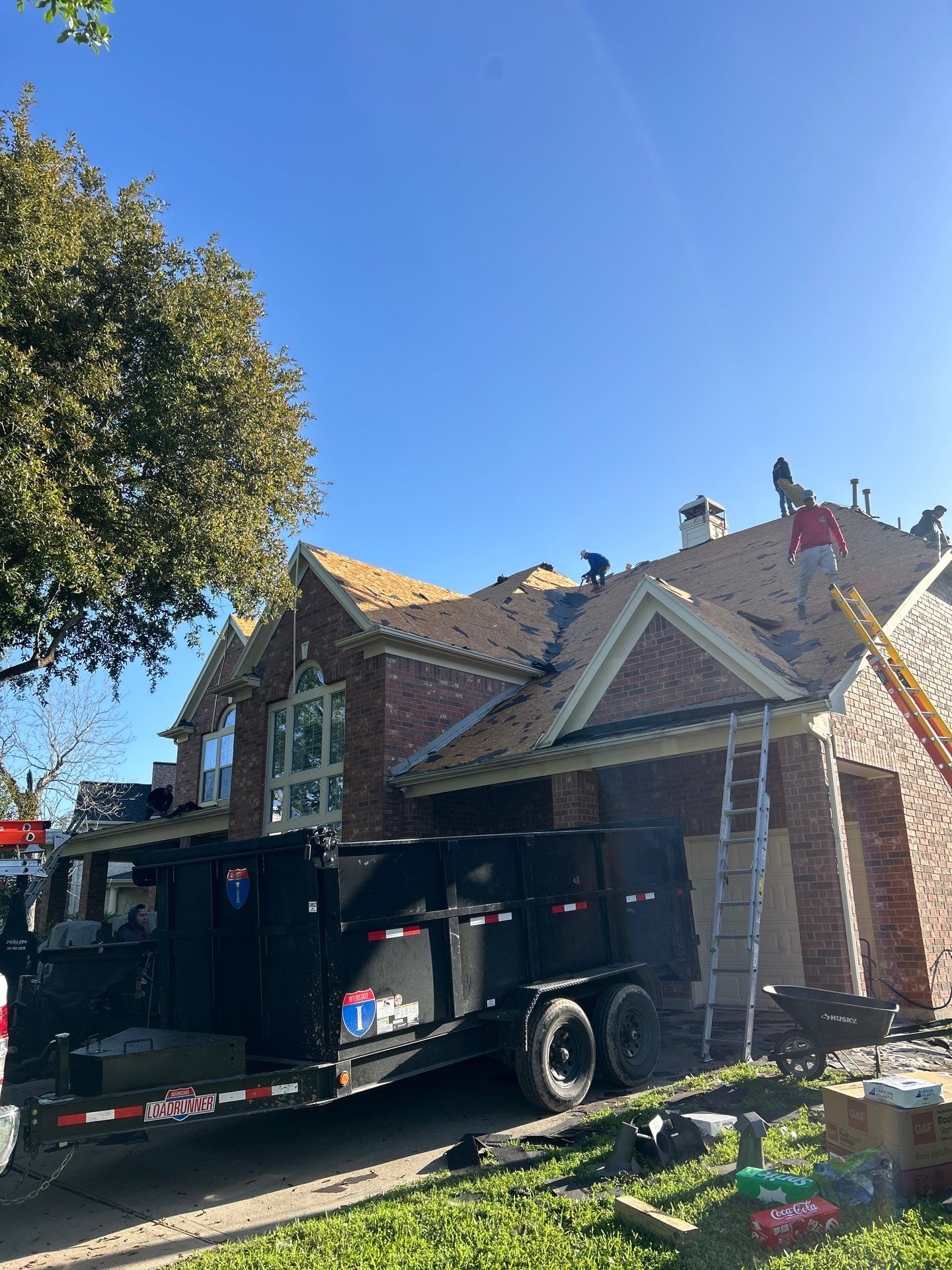 Residential Roofing Installation using Owen's Corning Duration (Lifetime) Shingles by Roof Repair Company