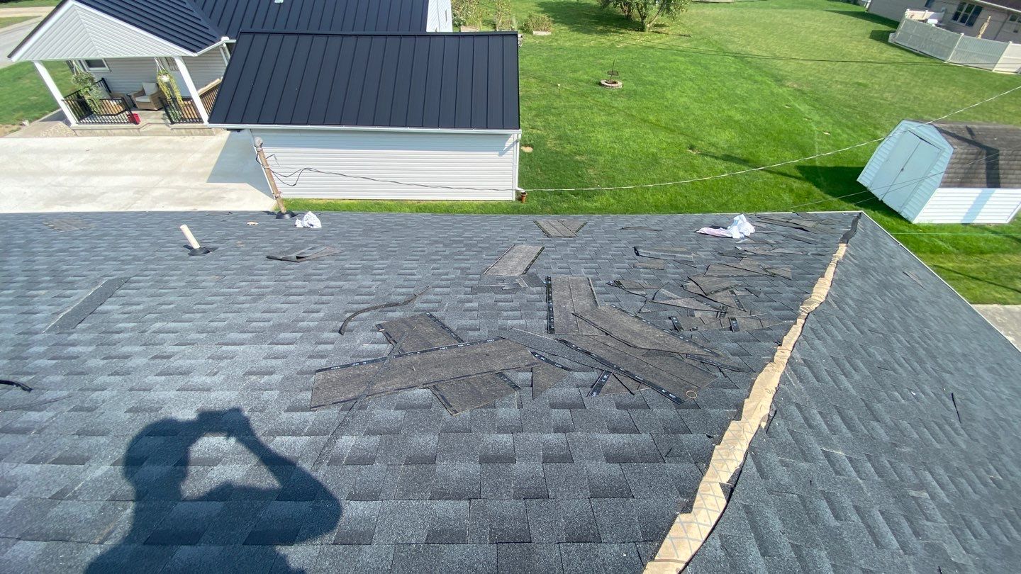 Residential Roofing Installation using GAF Timberline HDZ Charcoal by Nitro Roofing and Construction