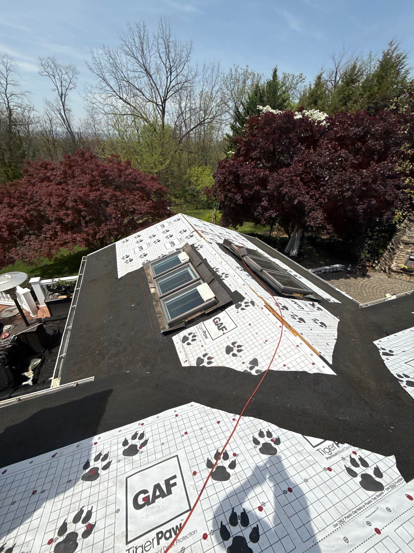 Residential Roofing Installation using Gaf Hdz Architectural Shingle by Teflon Roofing