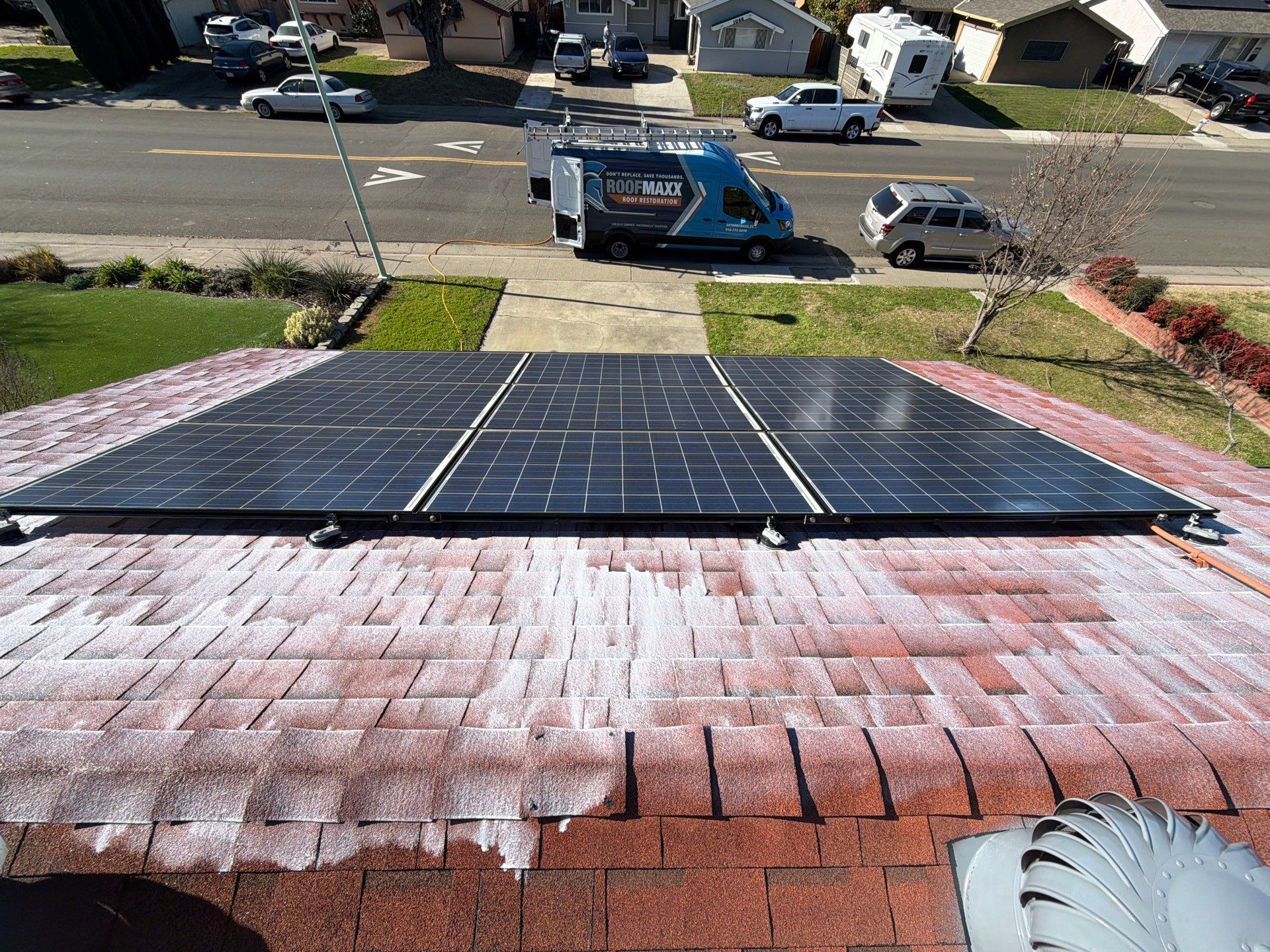 Roof Rejuvenation using Roof Maxx Treatment by Roof Maxx of Folsom