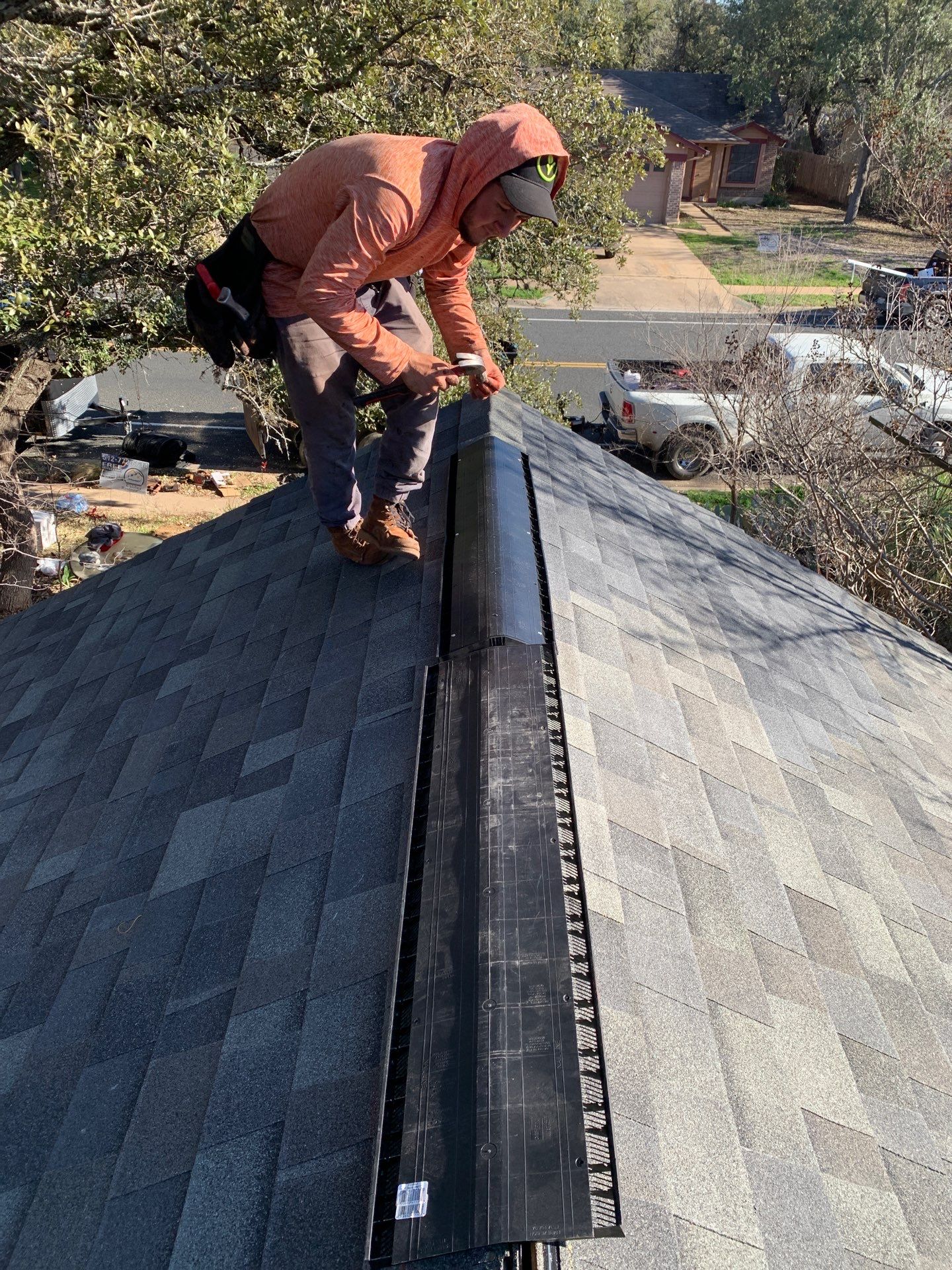 Cedar Park Roofing Replacement With Malarkey Vista AR Shingles and Decking Repair by Caliber Restoration LLC