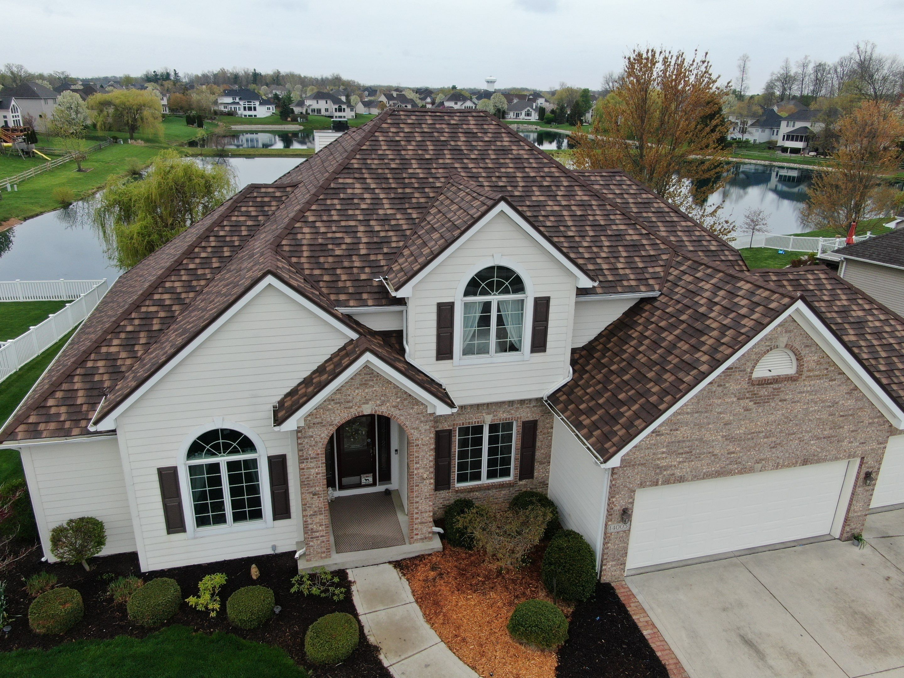 HOA Approved Stone Coated Metal Shingle Roof in Fort Wayne, Indiana by 4Ever Metal Roofing