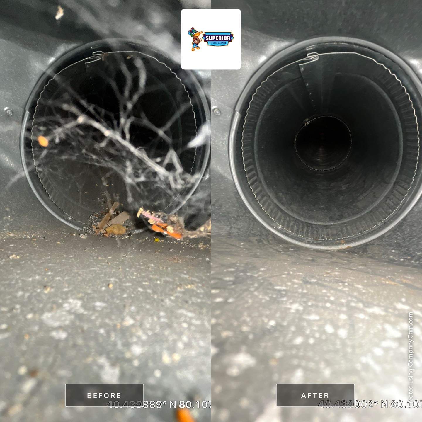 Air Duct Cleaning With a Vacuum Truck in Pittsburgh, PA by Superior Air Duct Cleaning