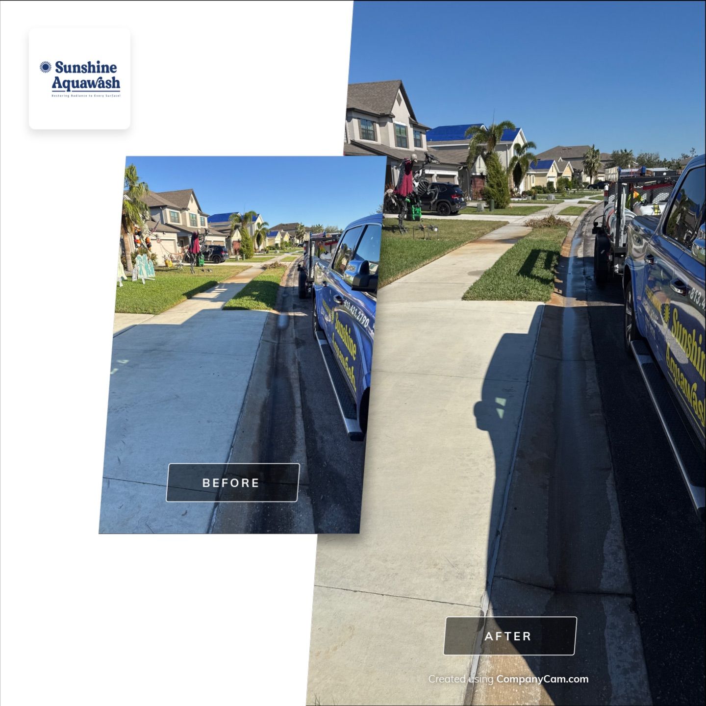 Comprehensive Concrete and Vinyl Fence Cleaning in Willow Walk Community, Palmetto, FL by Sunshine AquaWash