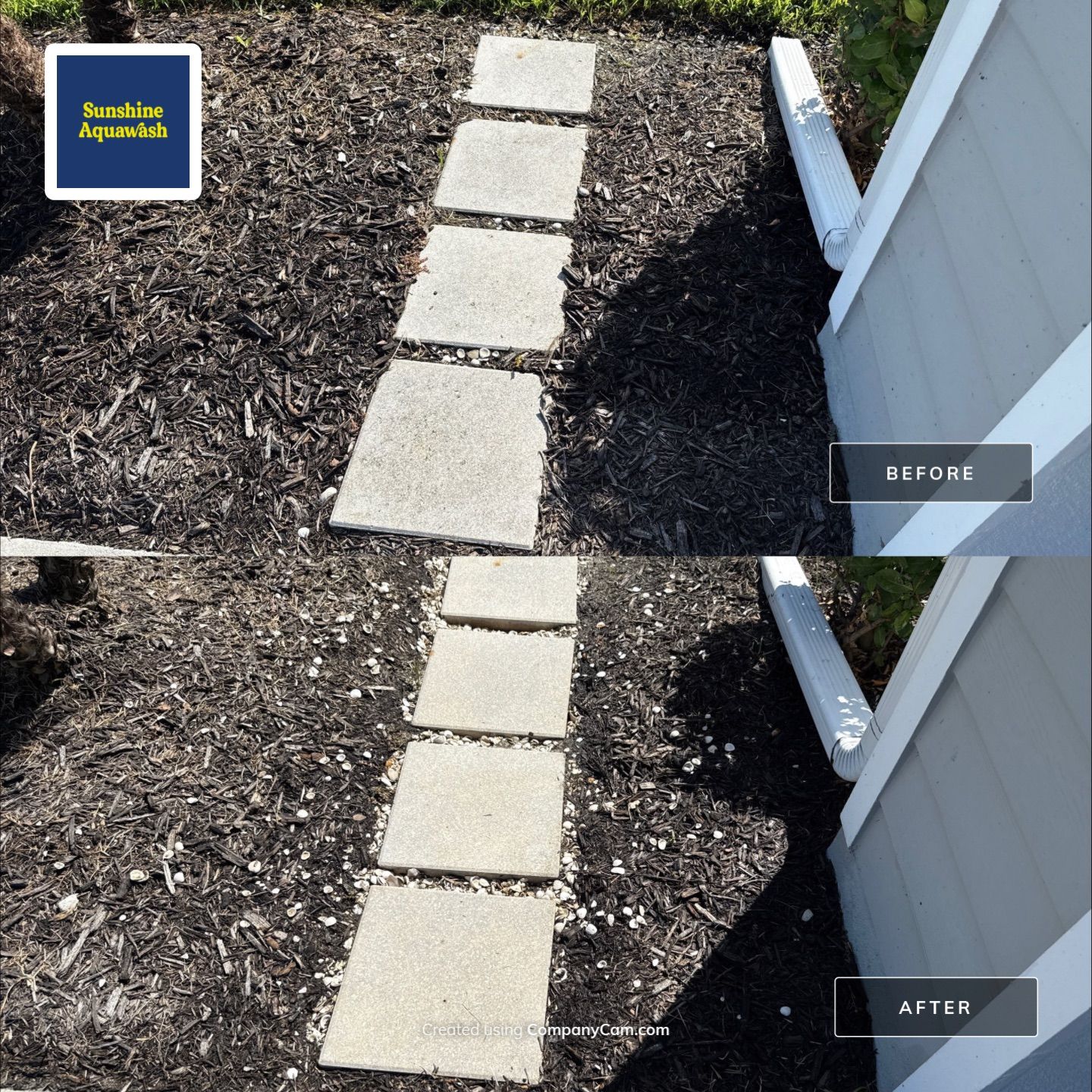 Concrete Driveway & Sidewalk Cleaning — Canoe Creek Community, Parrish, FL by Sunshine AquaWash