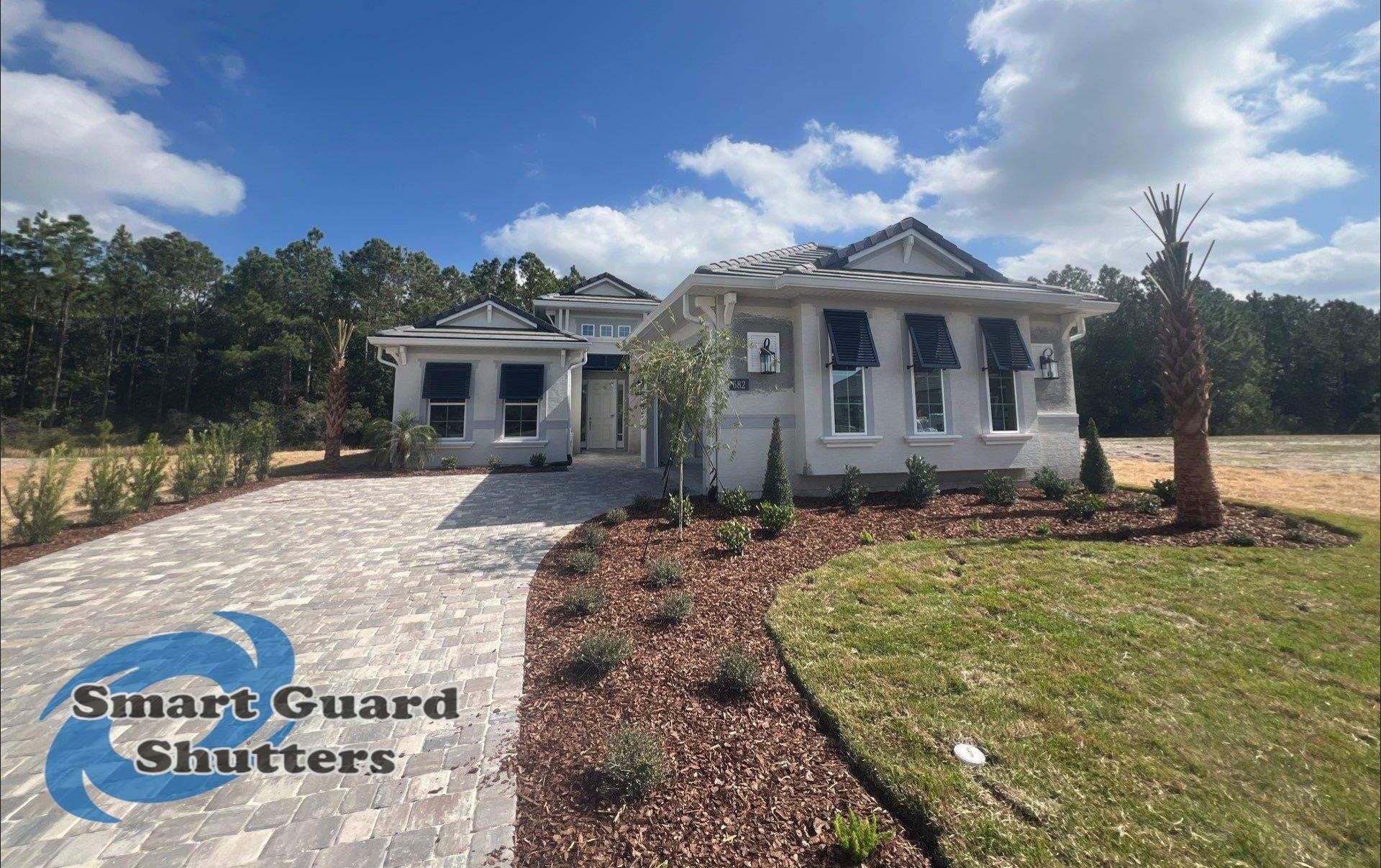 Decorative Bahamas in Anthracite Grey by Smart Guard Shutters