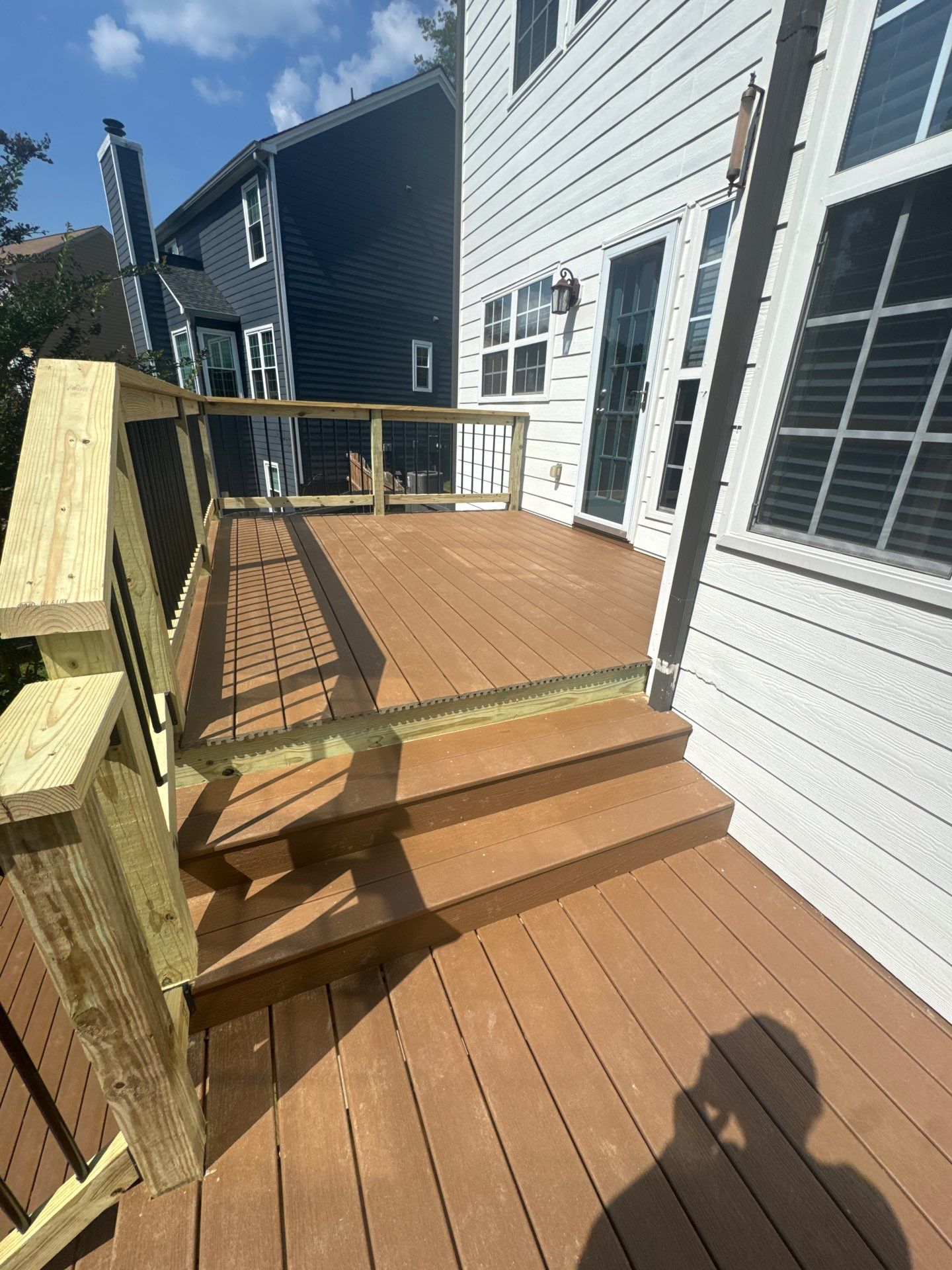 Multi-Level Composite Deck and Porch Renovation in Kennesaw by Swift Home Renovations