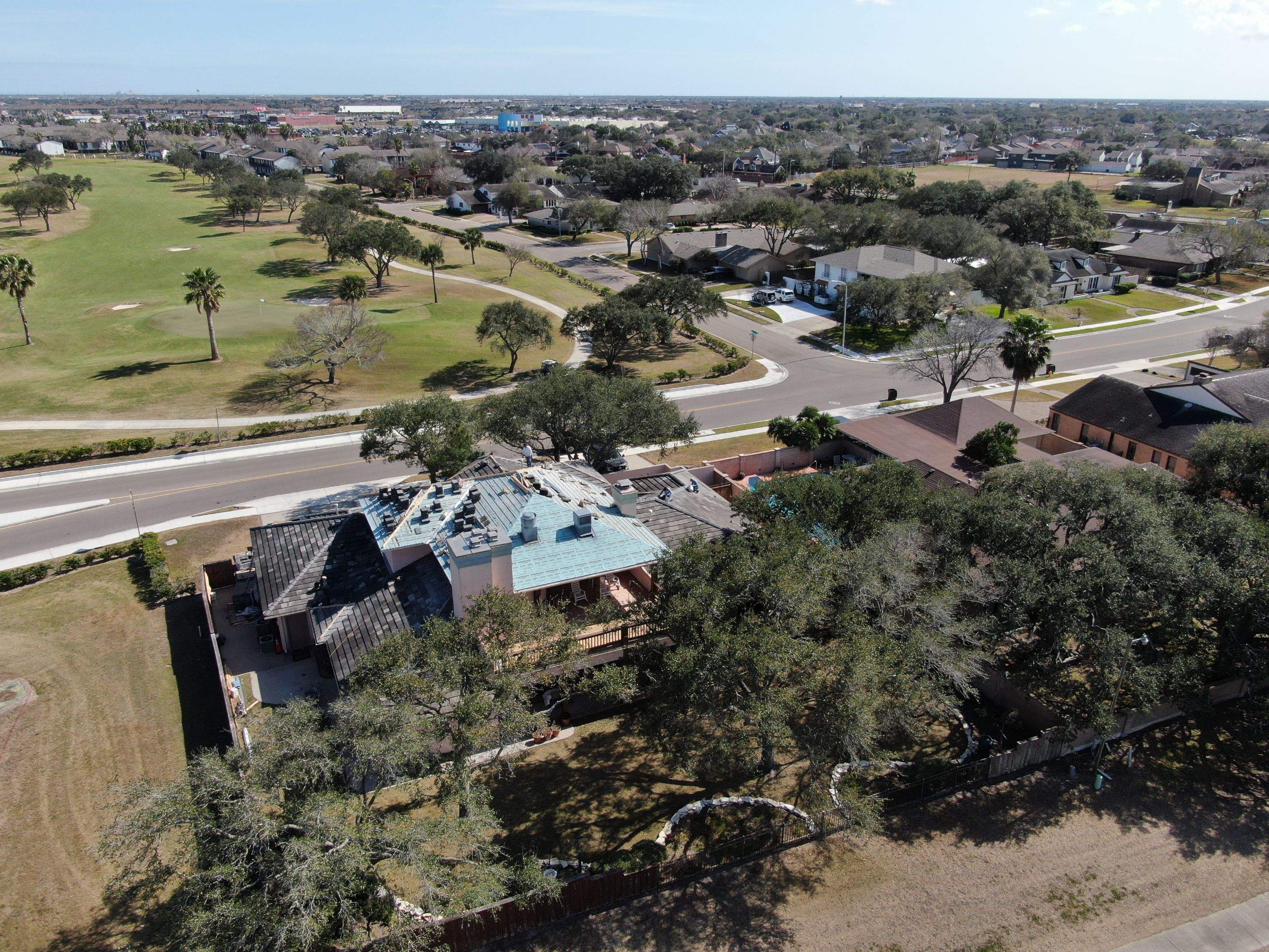 Golf Course Mansion on the Green, in the Heart Of Corpus Christi by Bayfront Roofing and Construction