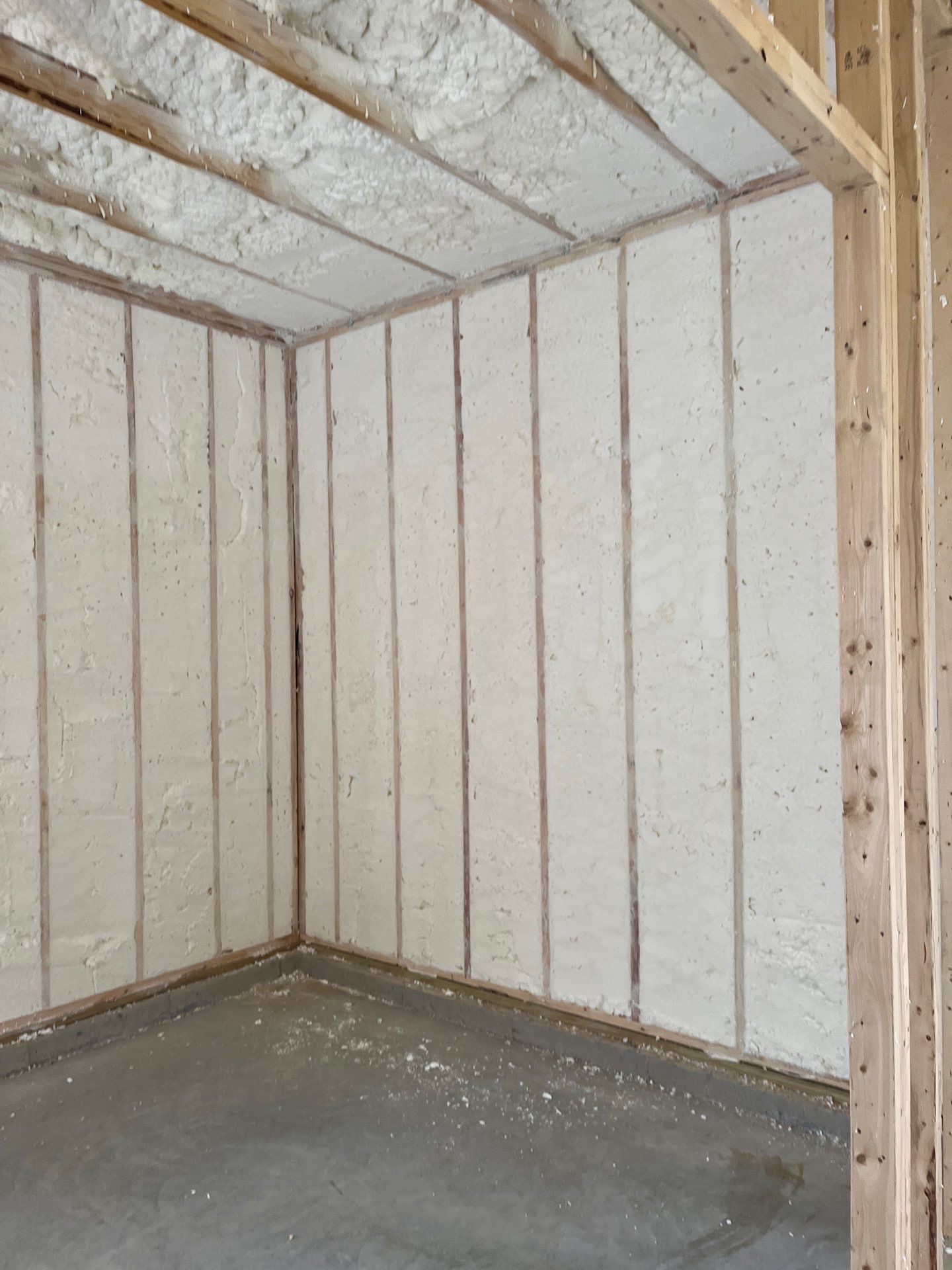 New Construction using open cell spray foam by NYS Foam & Energy