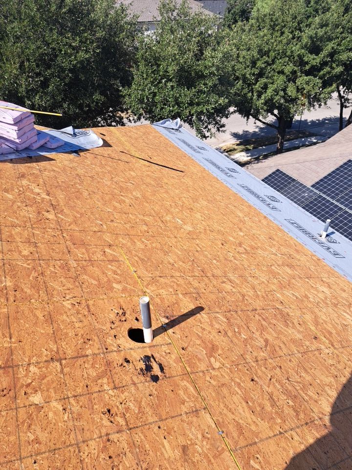 Reroof w/ window repairs by Heaven Sent Roofing, LLC 