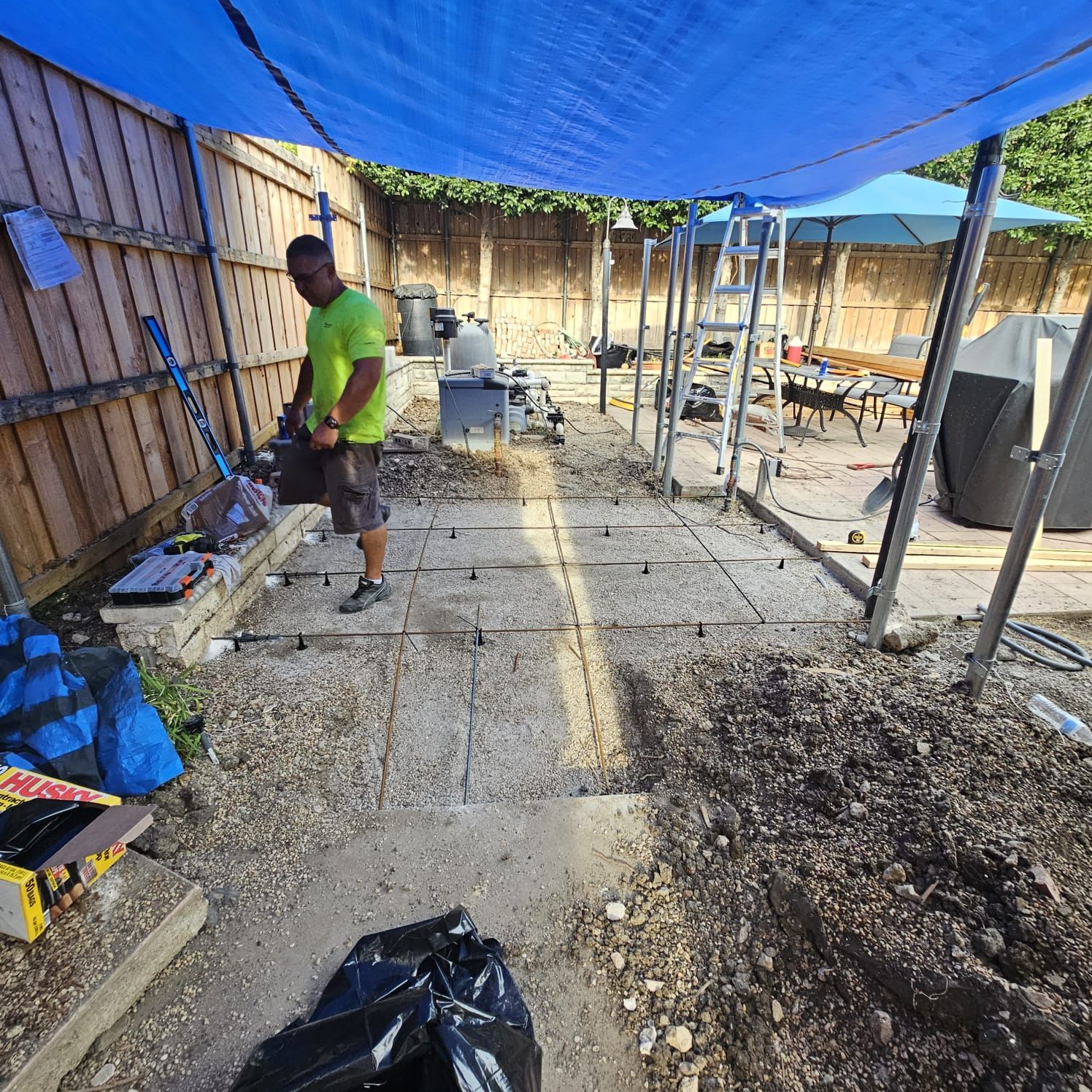 Fence & Concrete Patio by EL-GC LLC 